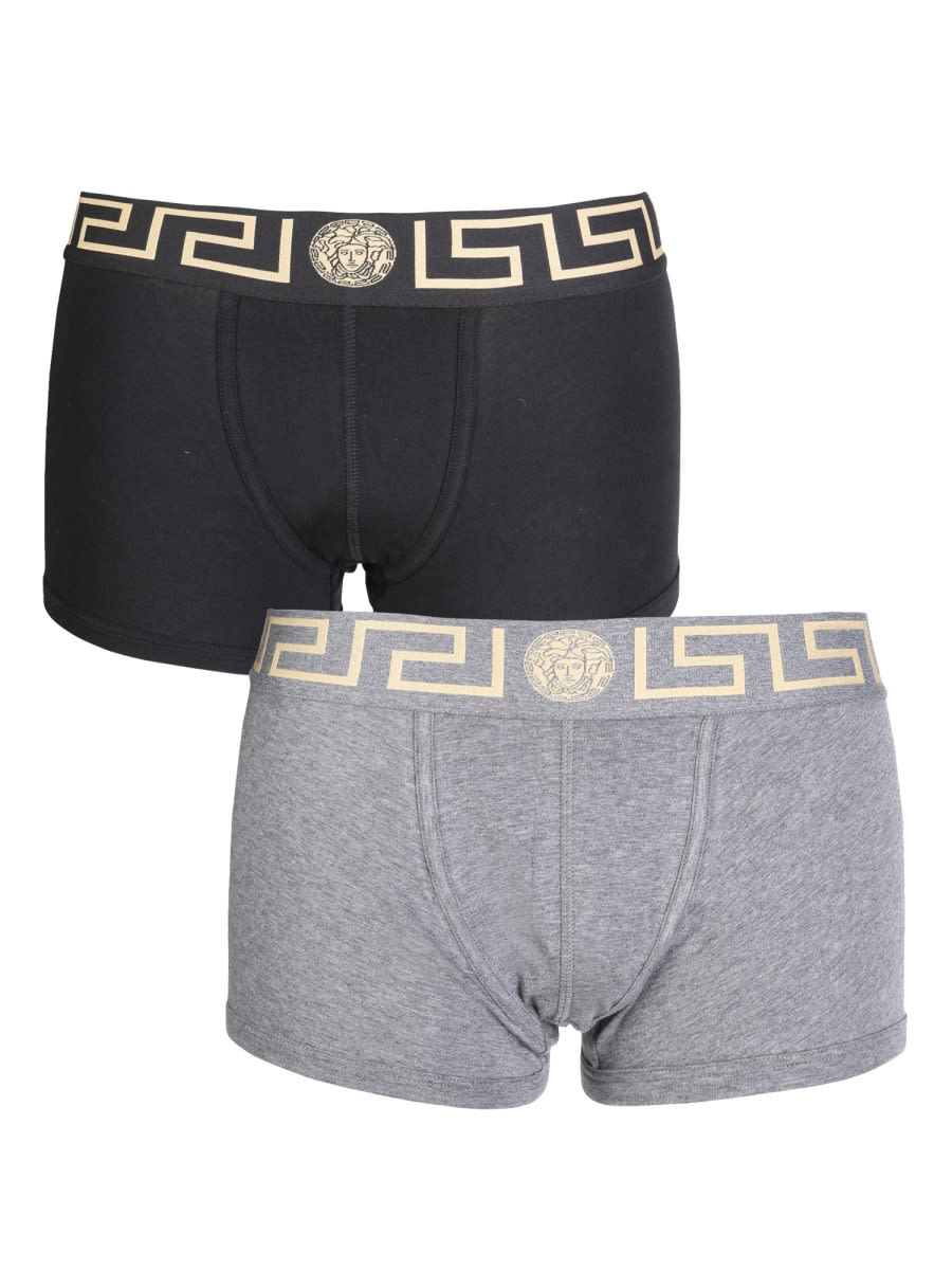 Pack Of Two Boxer Shorts With Greek