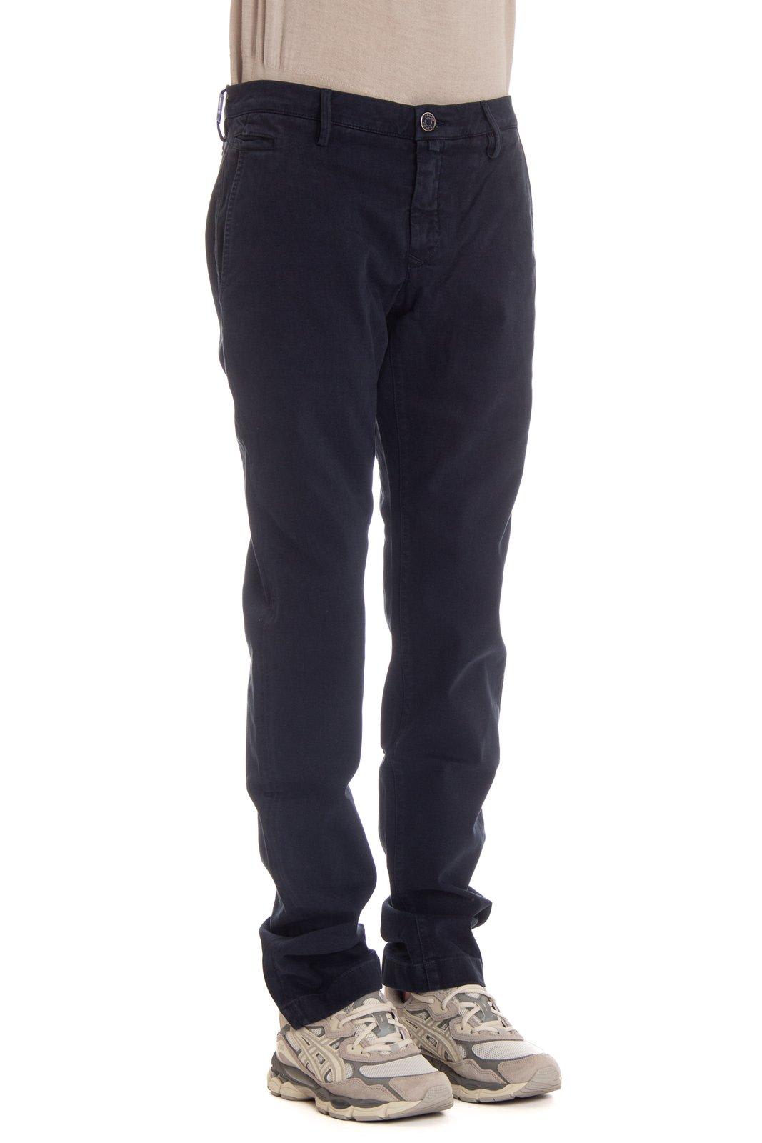 Jacob Cohen Straight-leg Twill Trousers In Blue