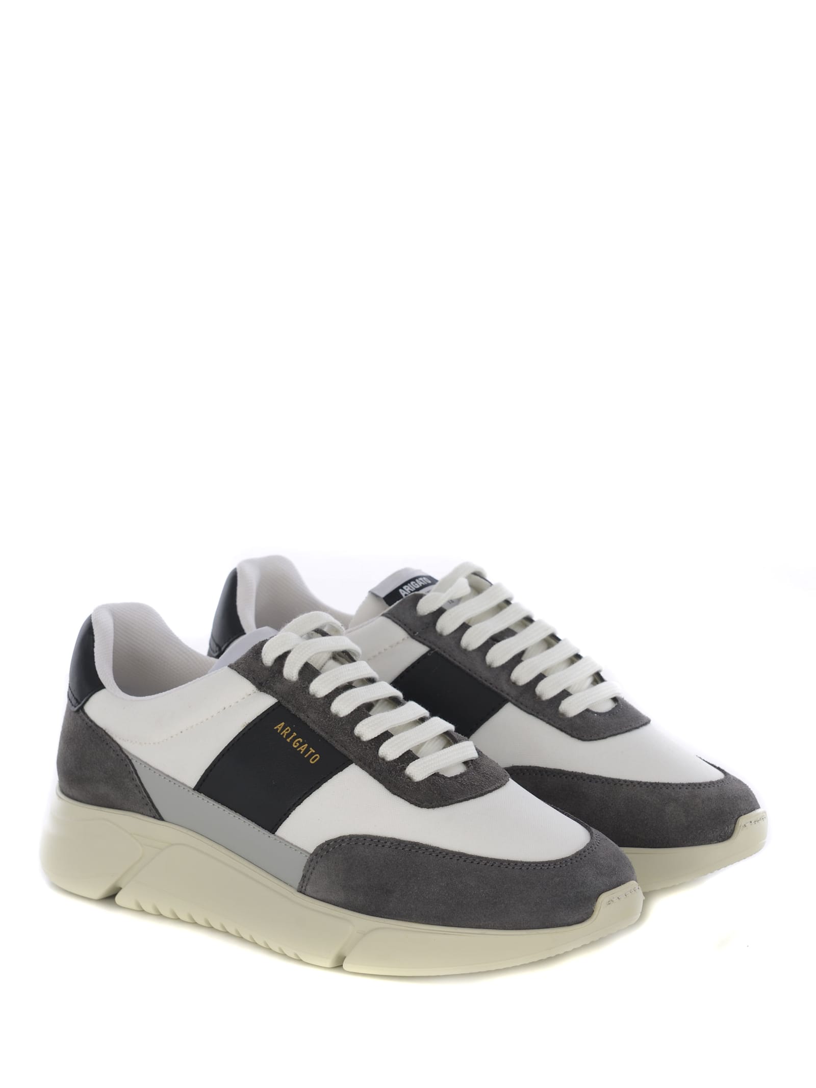 Shop Axel Arigato Sneakers  Genesi Vintage Made Of Leather In White