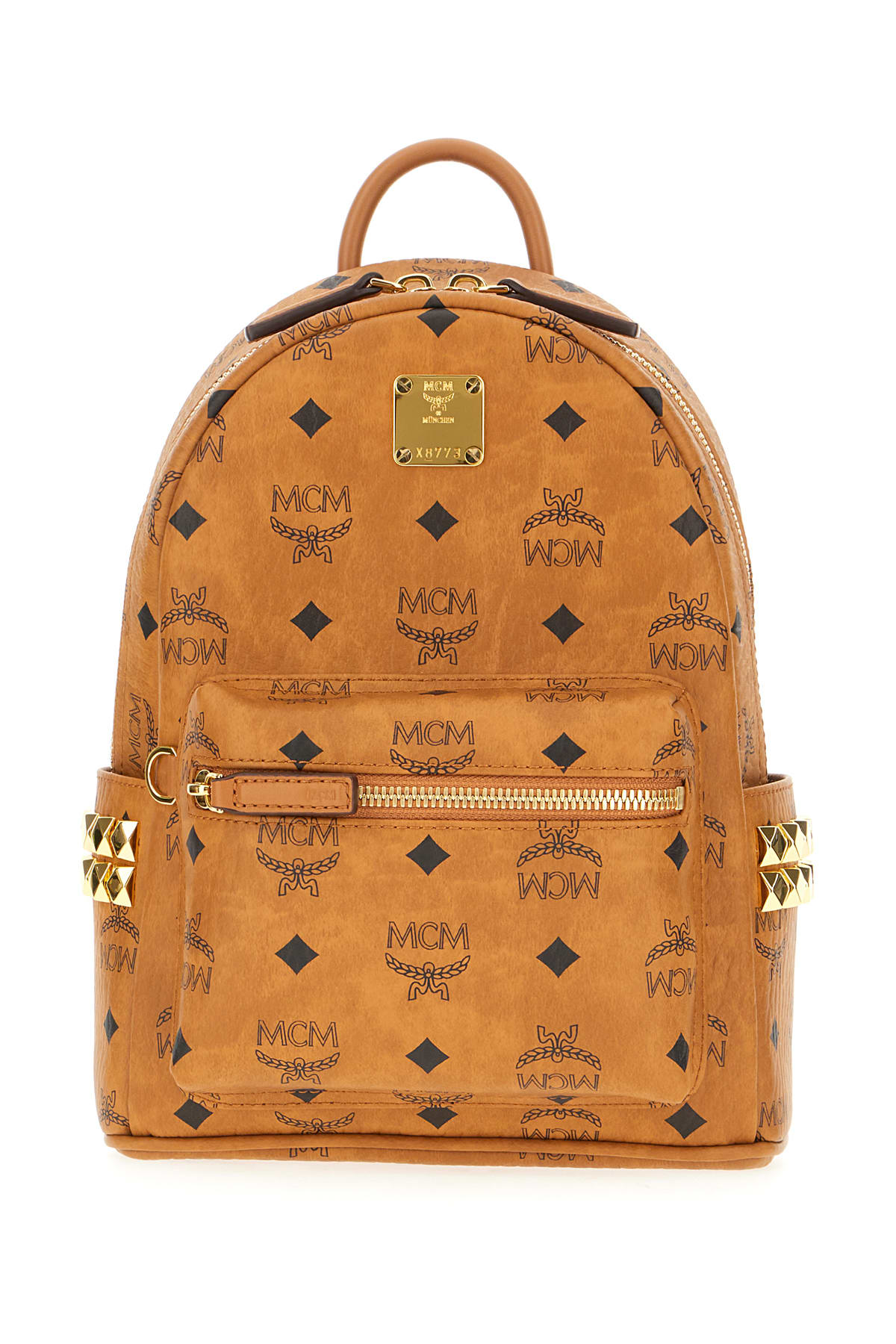 Printed Synthetic Leather Backpack