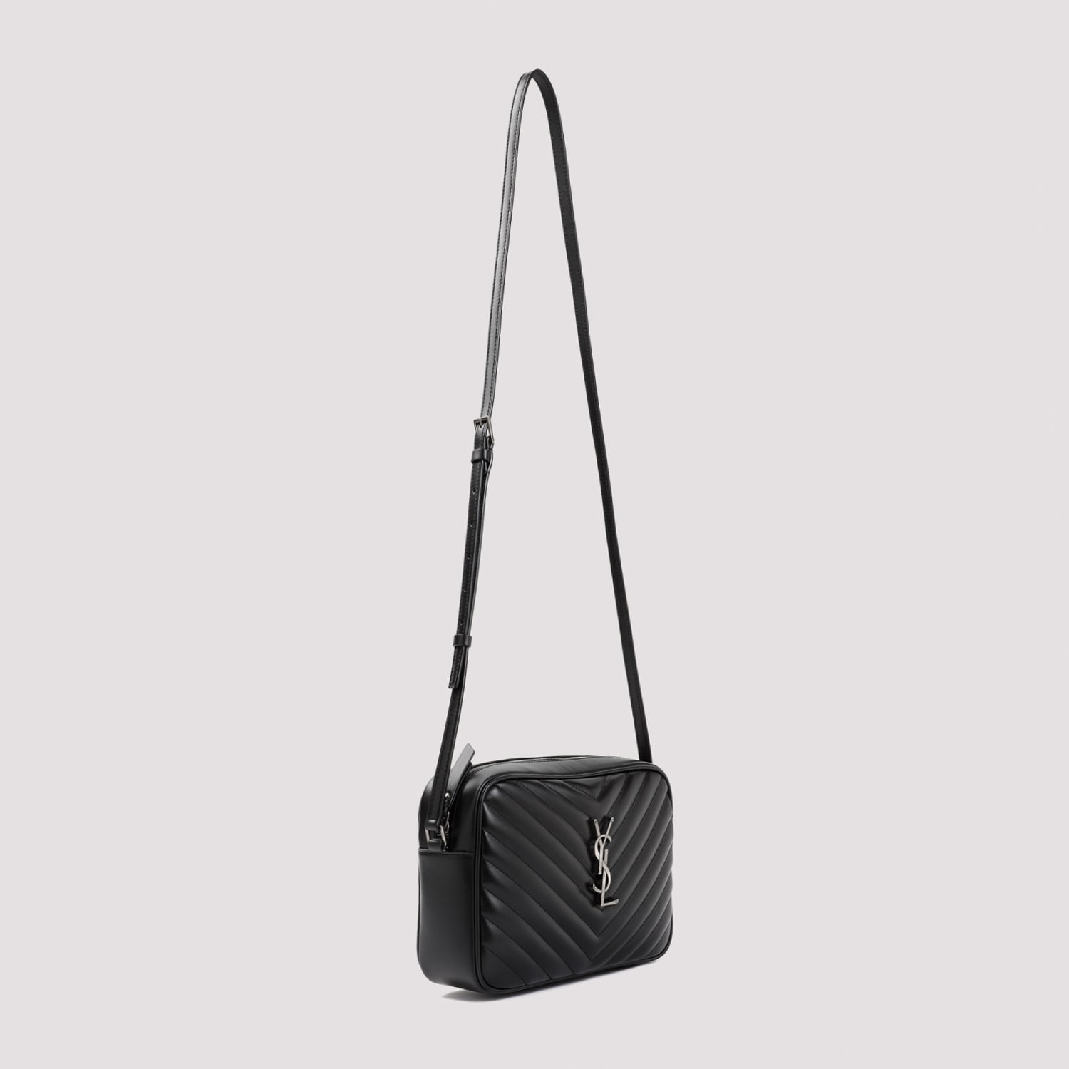 Saint Laurent Lou Shoulder Bag In Black