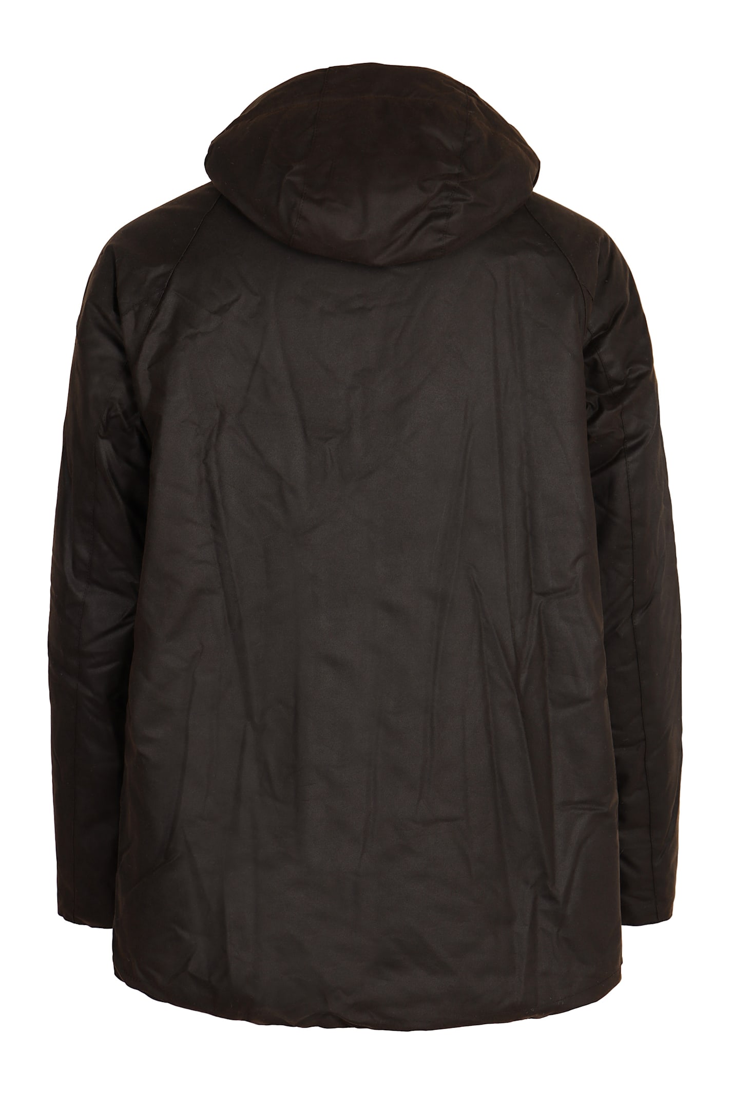 Barbour Beaufort Cotton Hooded Coat In Brown
