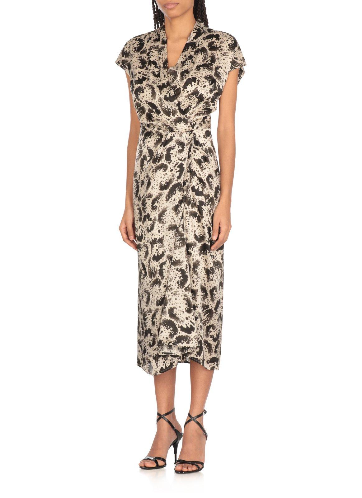 Dries Van Noten Dilian Printed Midi Dress