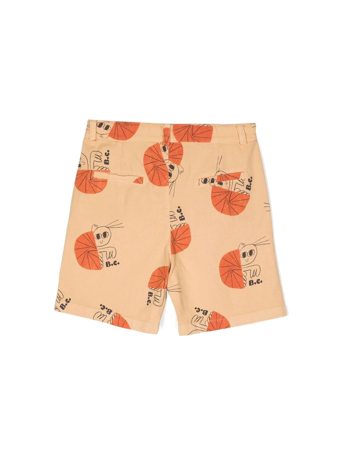 Shop Bobo Choses Hermit Crab All Over Woven Shorts In Multi
