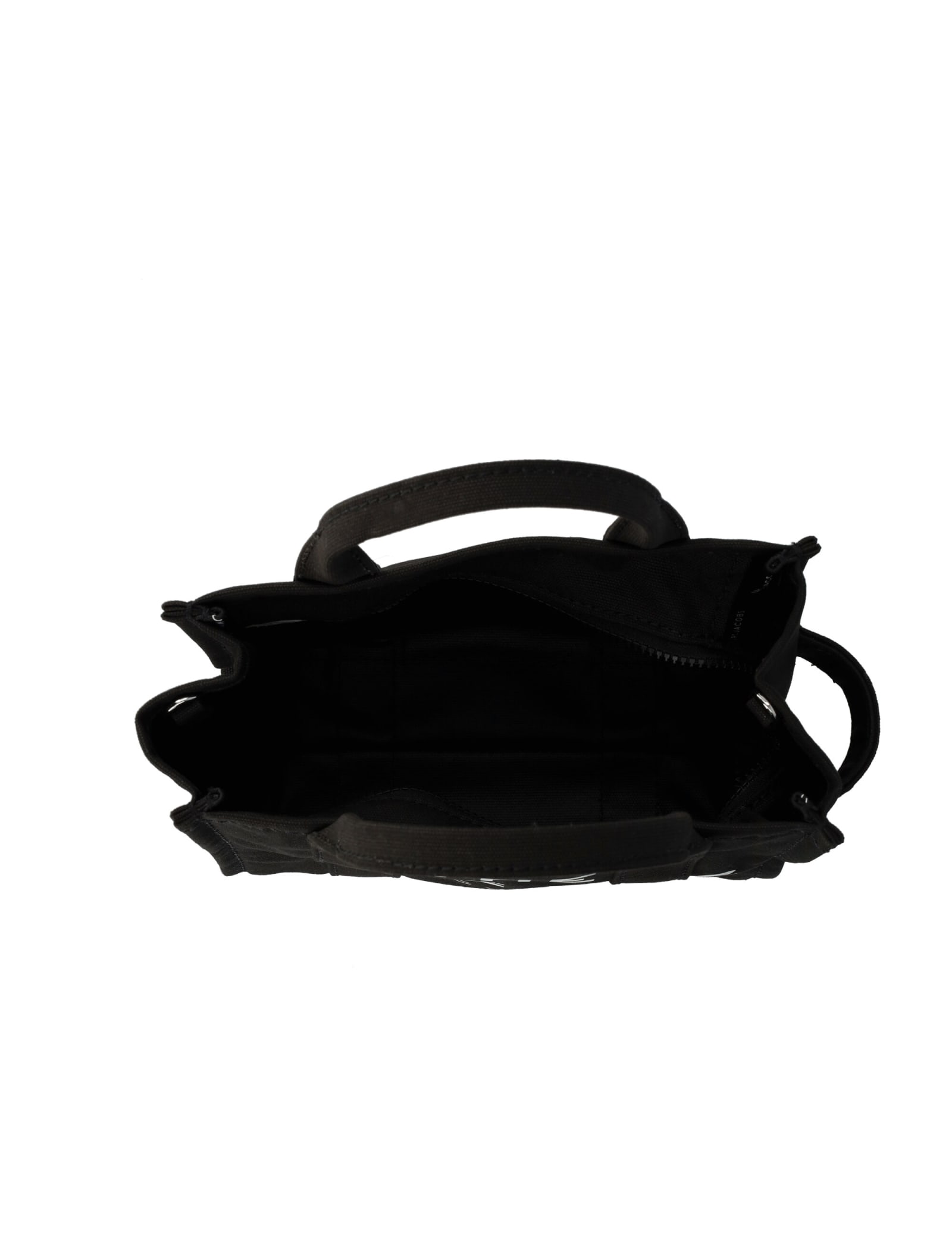 Marc Jacobs Small Canvas Logo Tote Bag In Black