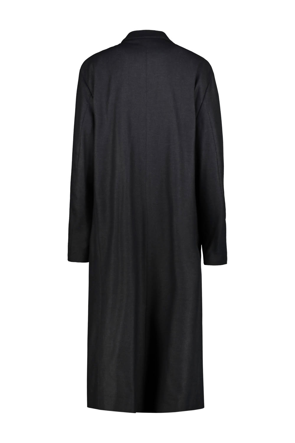 Shop Lemaire Maxi Db Coat In Anthracite