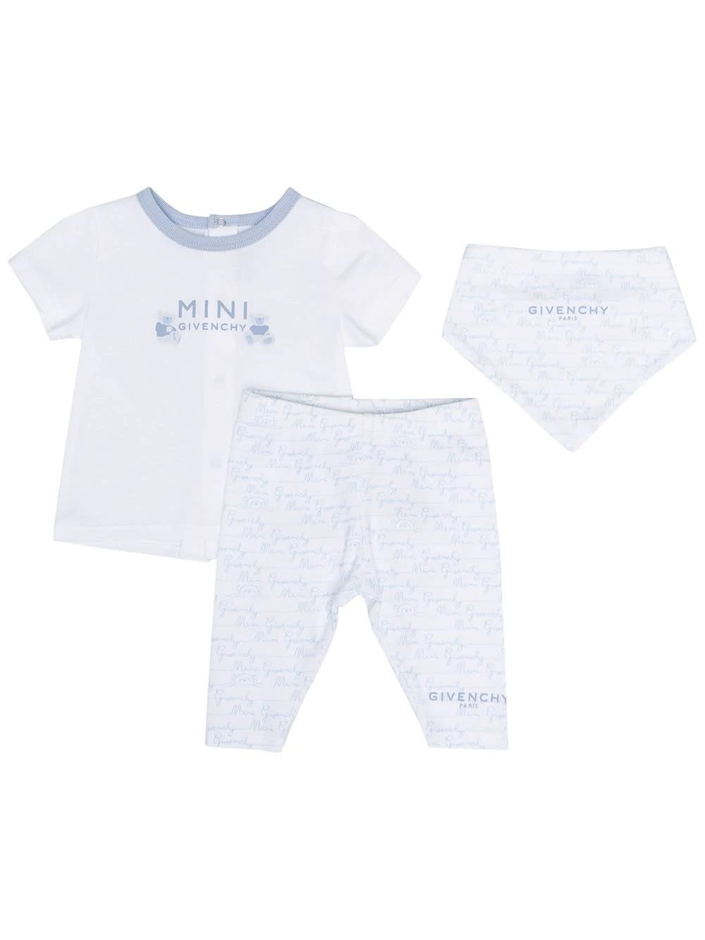 Givenchy Babies' Complete With Print In Light Blue