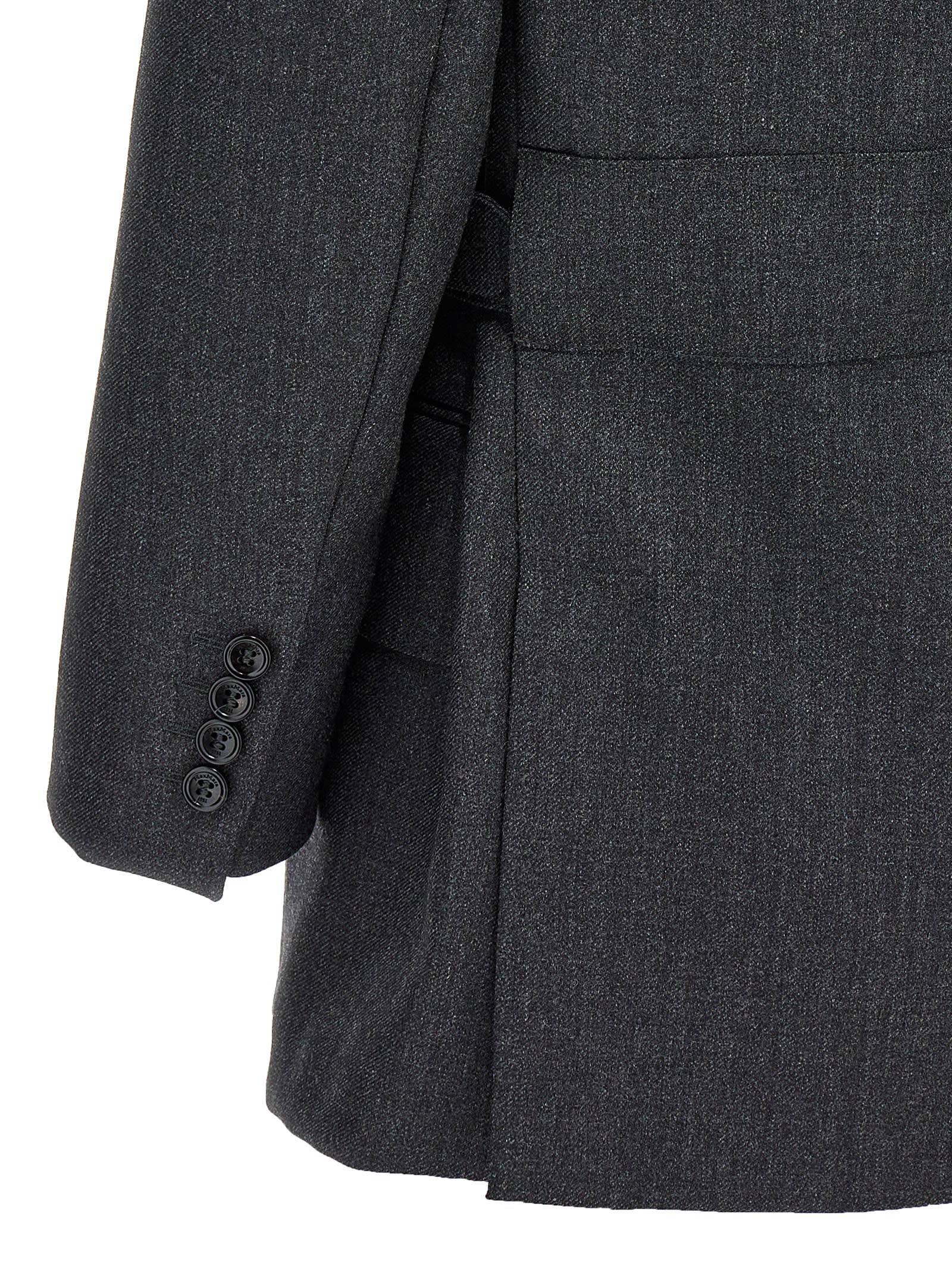 Shop Max Mara Latino Blazer In Gray