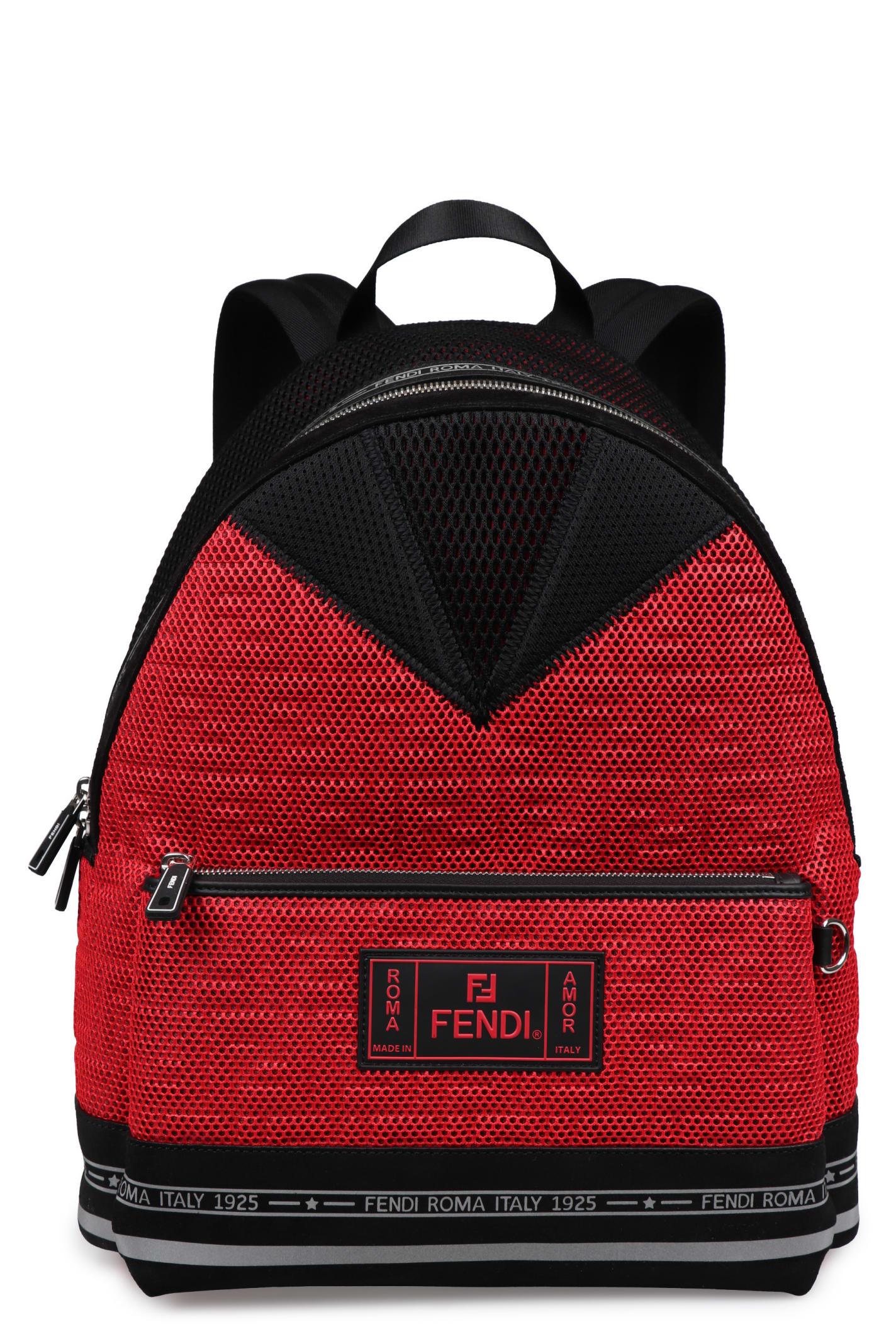 FENDI TECHNICAL FABRIC BACKPACK WITH LOGO,7VZ042A7S8 F08LP