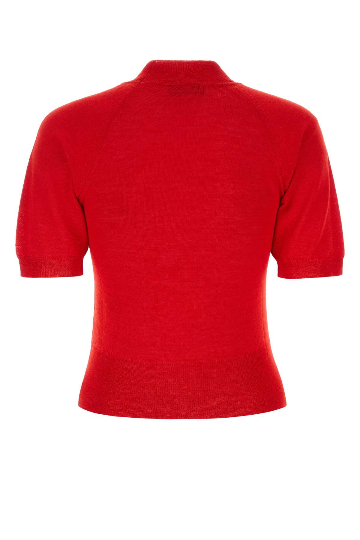 Vivienne Westwood Red Cotton Blend Bea Sweater In H401