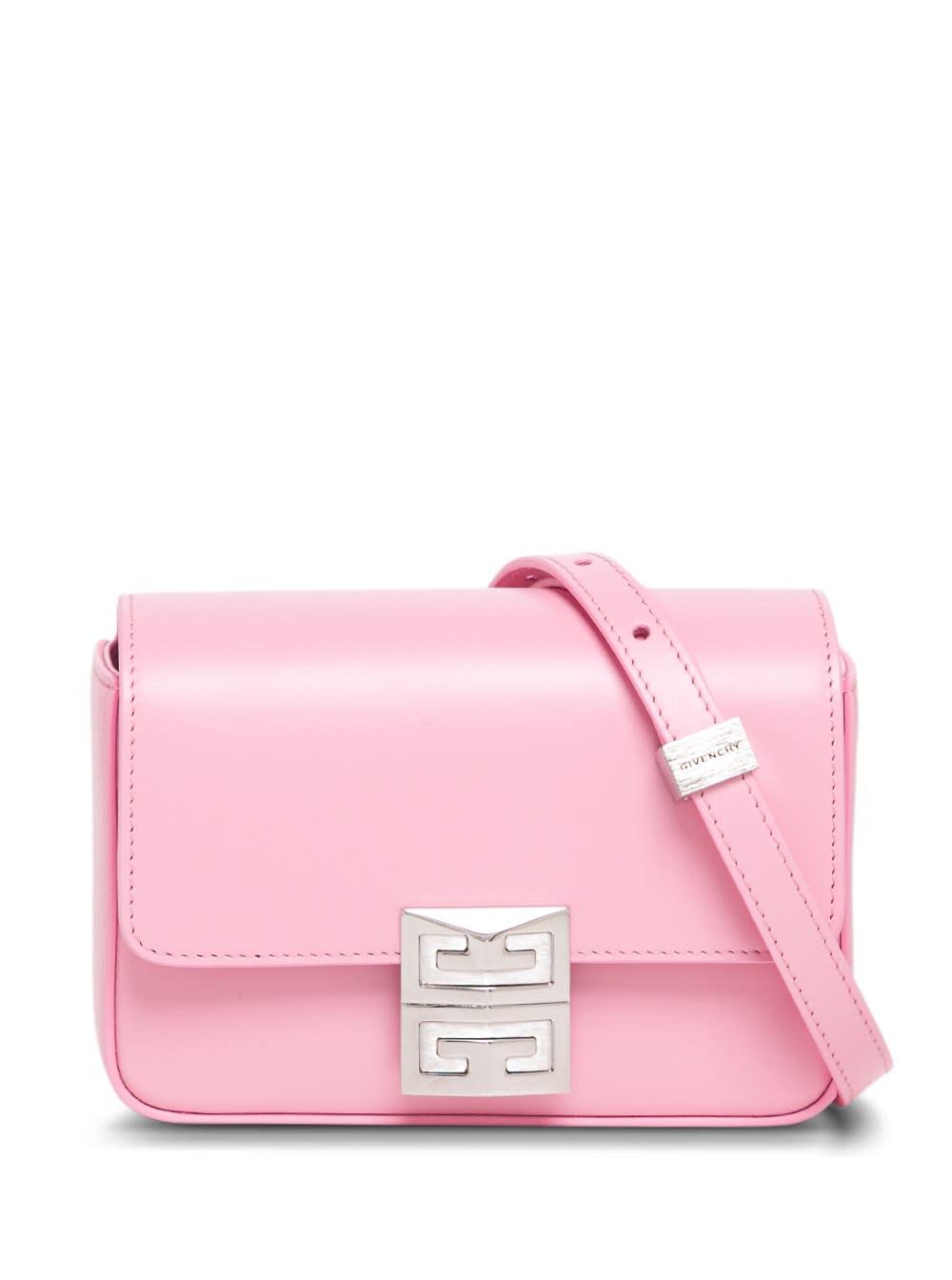 Givenchy Crossbody Bag In Pink Leather With 4g Buckle