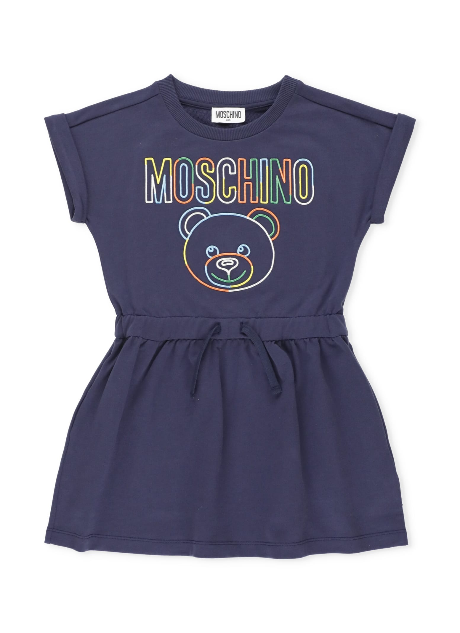 Moschino embroidered teddy dress