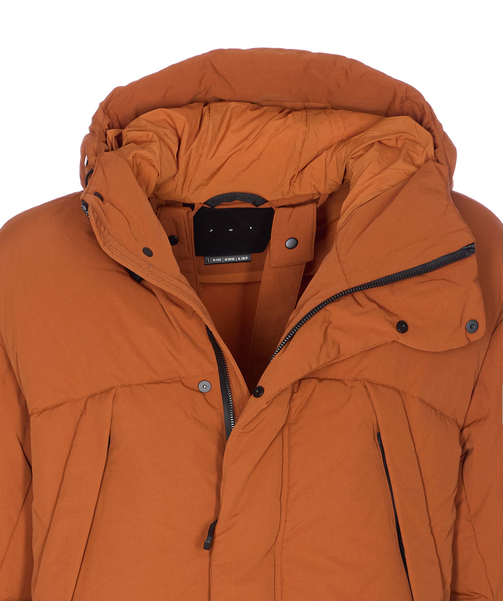 Jg1 Outerwear Down Jacket In Orange