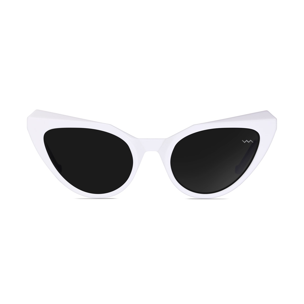 Bl0028 Black Label White Sunglasses