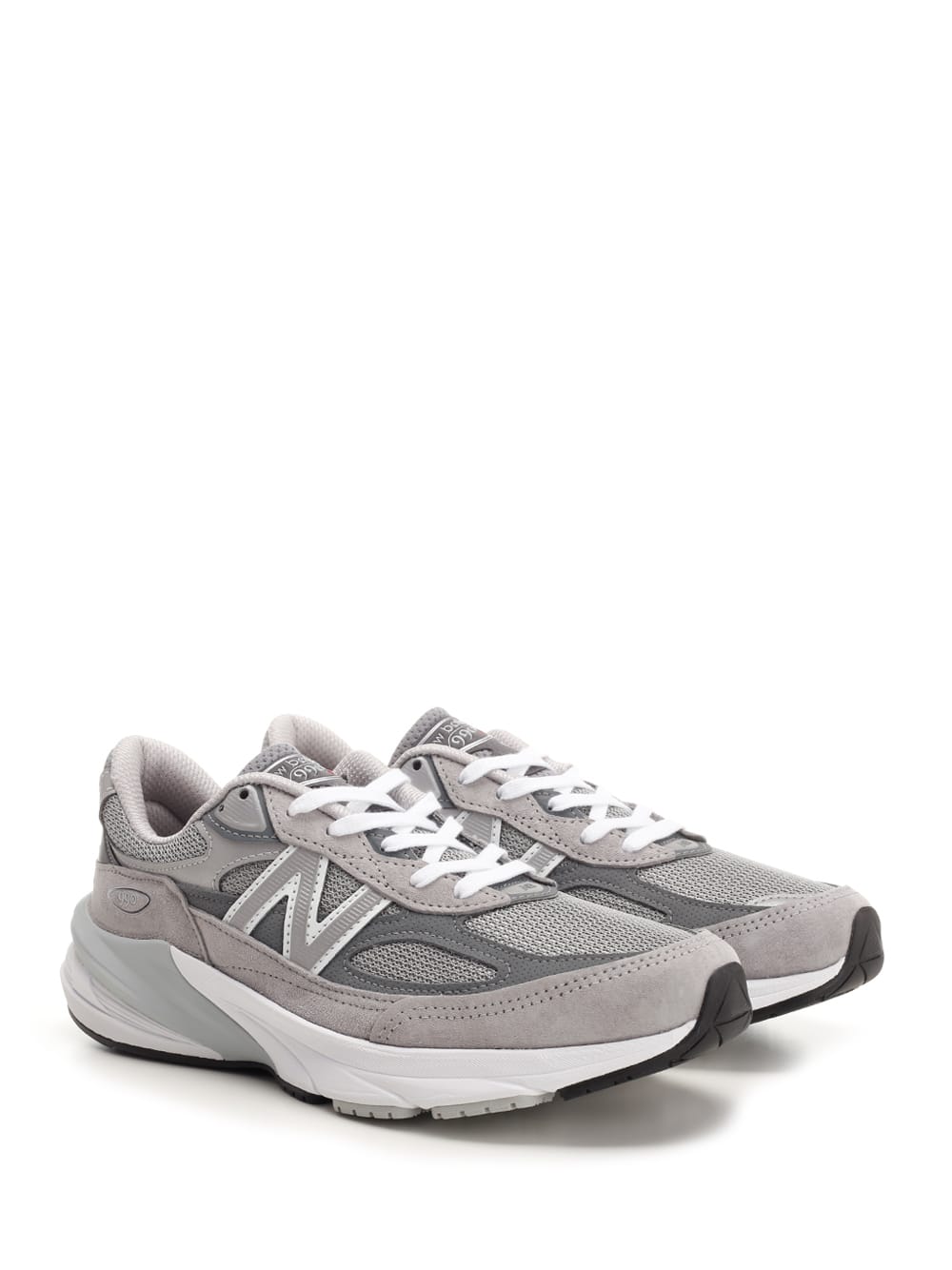 Shop New Balance Gray 990 Sneakers In Grey