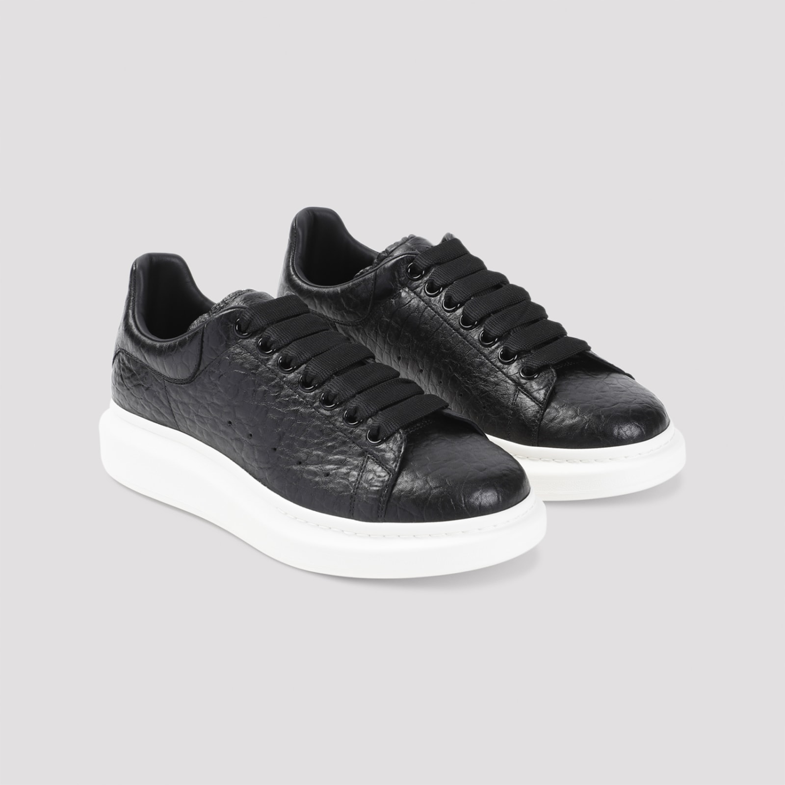 Shop Alexander Mcqueen Sneakers In Black