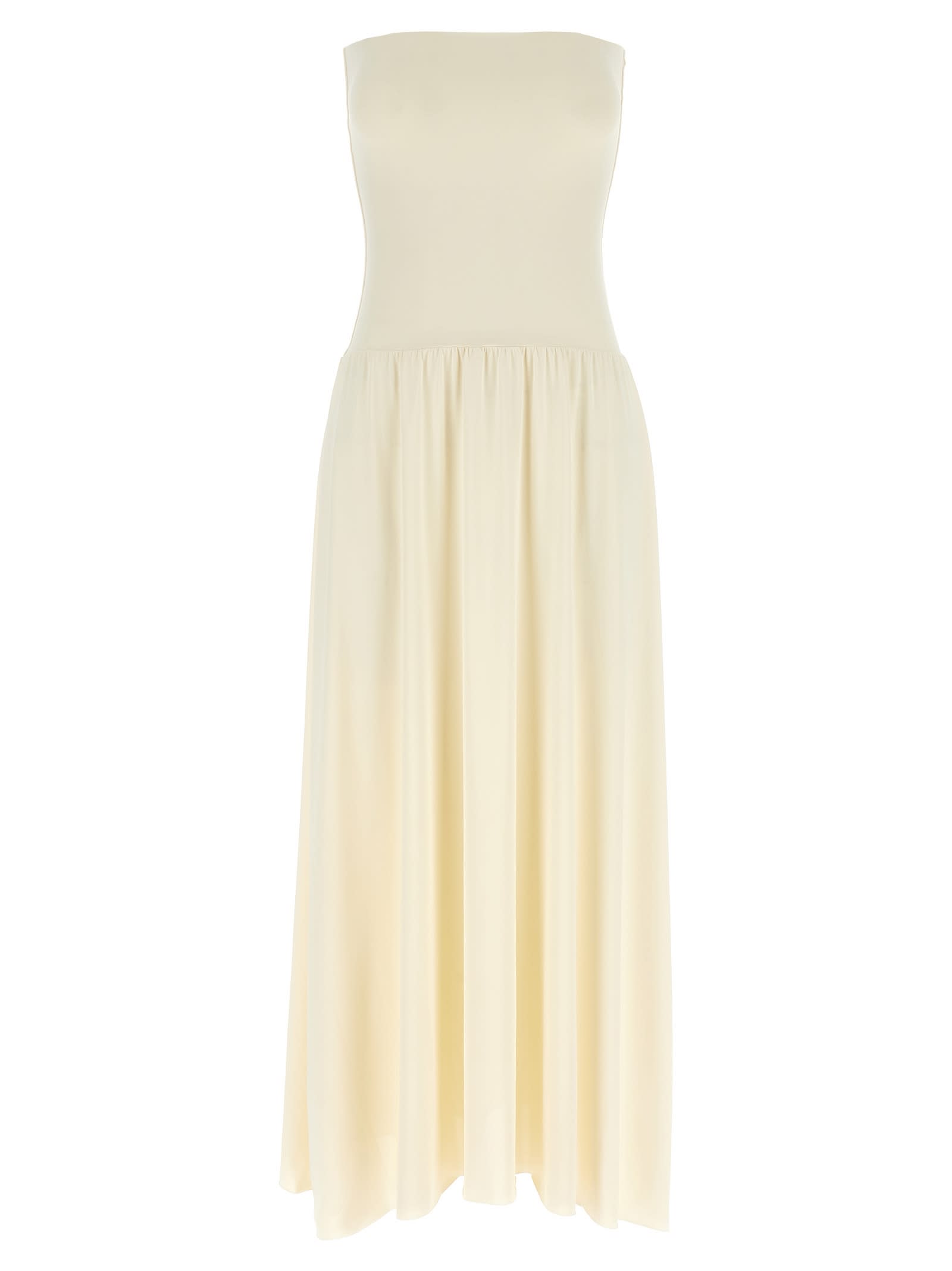 Eres Les Essentiels Oda Strapless Stretch-jersey Maxi Dress