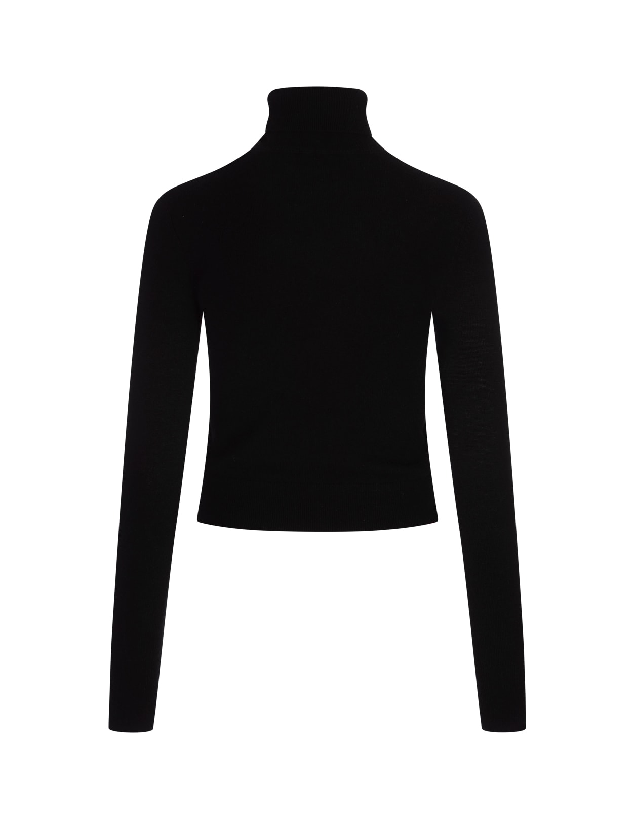 Shop Diesel Black M-areesax-tn Turtleneck Sweater