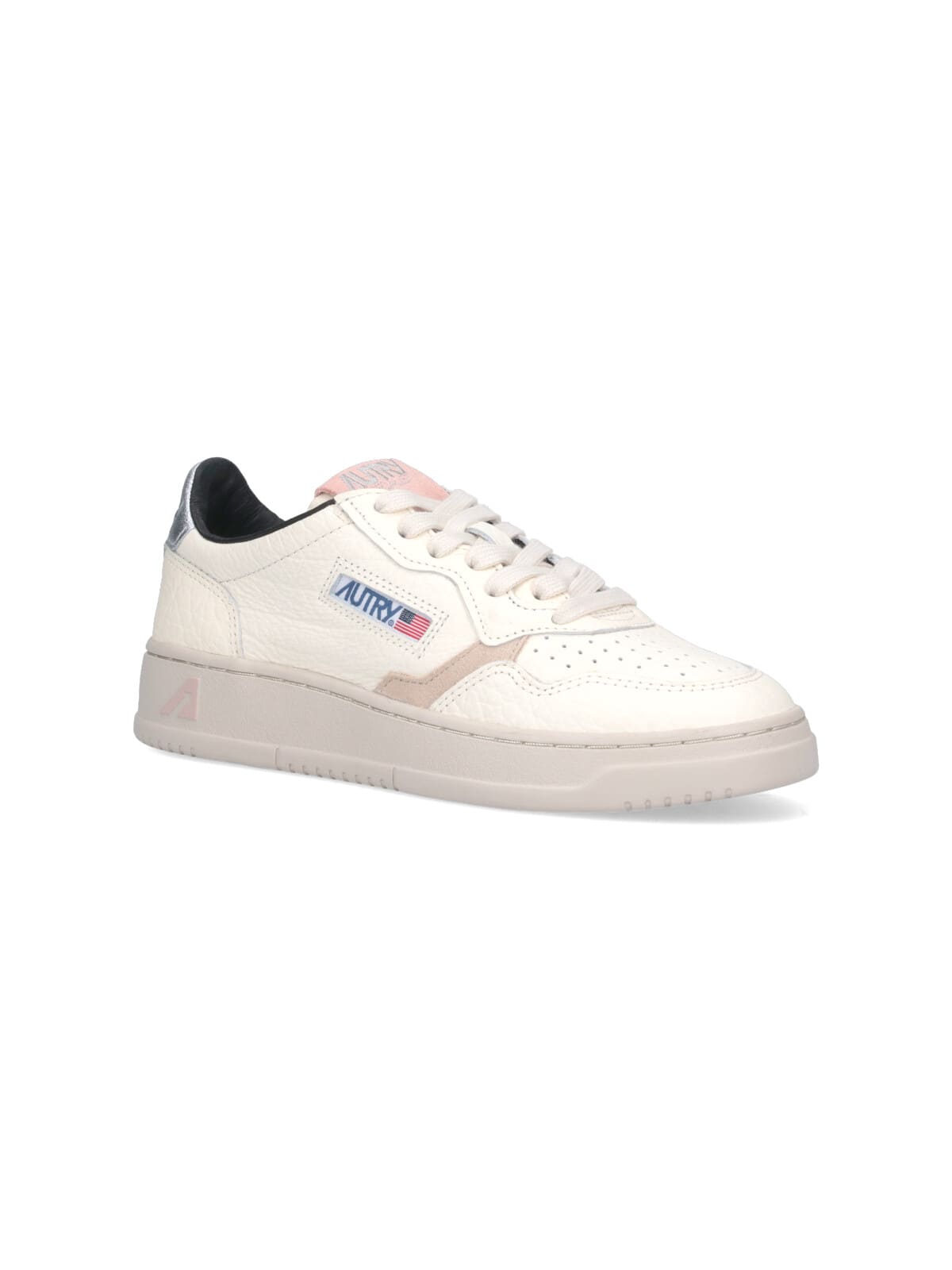 Shop Autry Medalist Low-top Sneakers In Crema