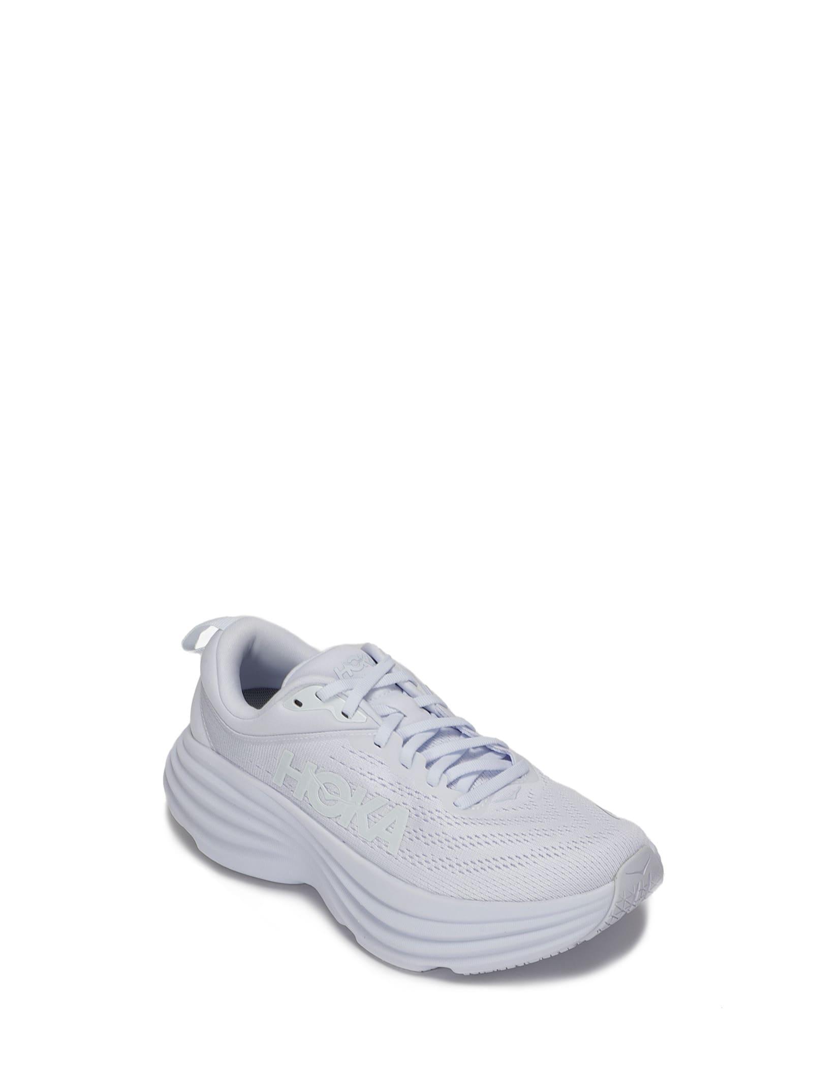 Shop Hoka W Bondi 8 In Whitewhite