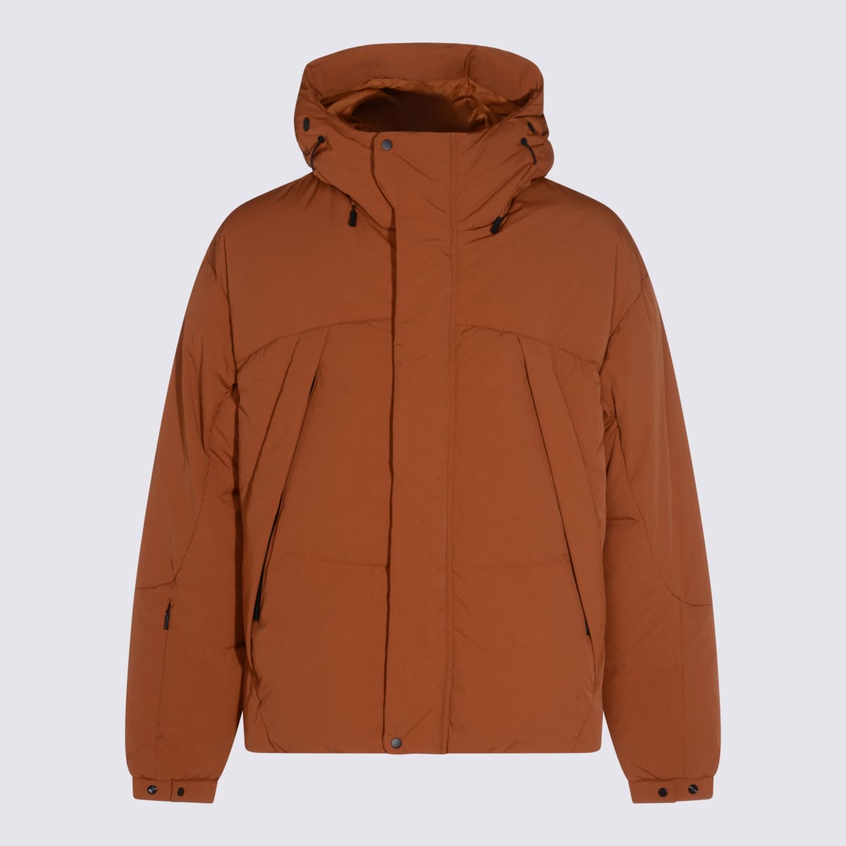 Jg1 Brick Down Jacket In Burgundy