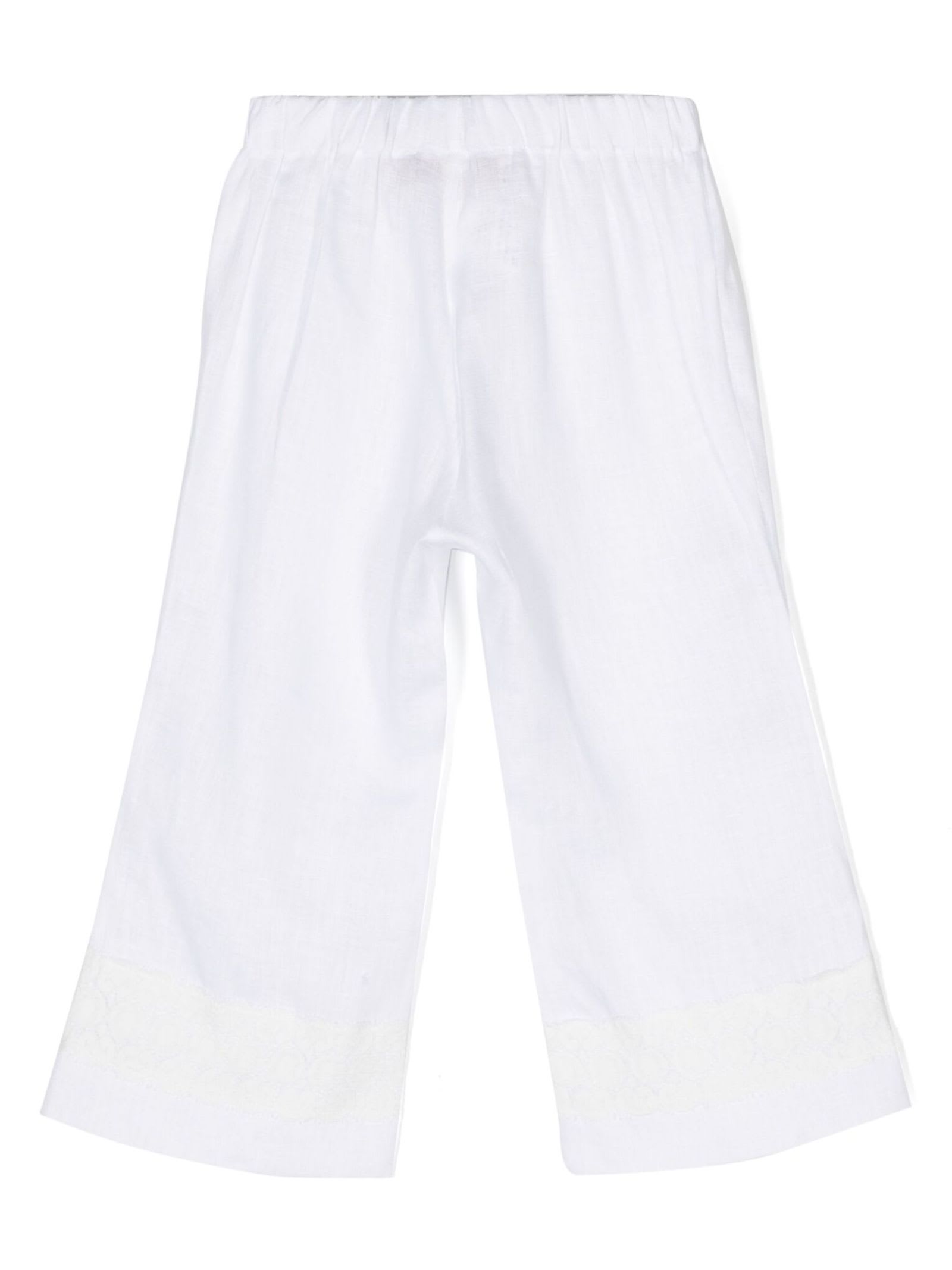 Shop La Stupenderia Trousers White