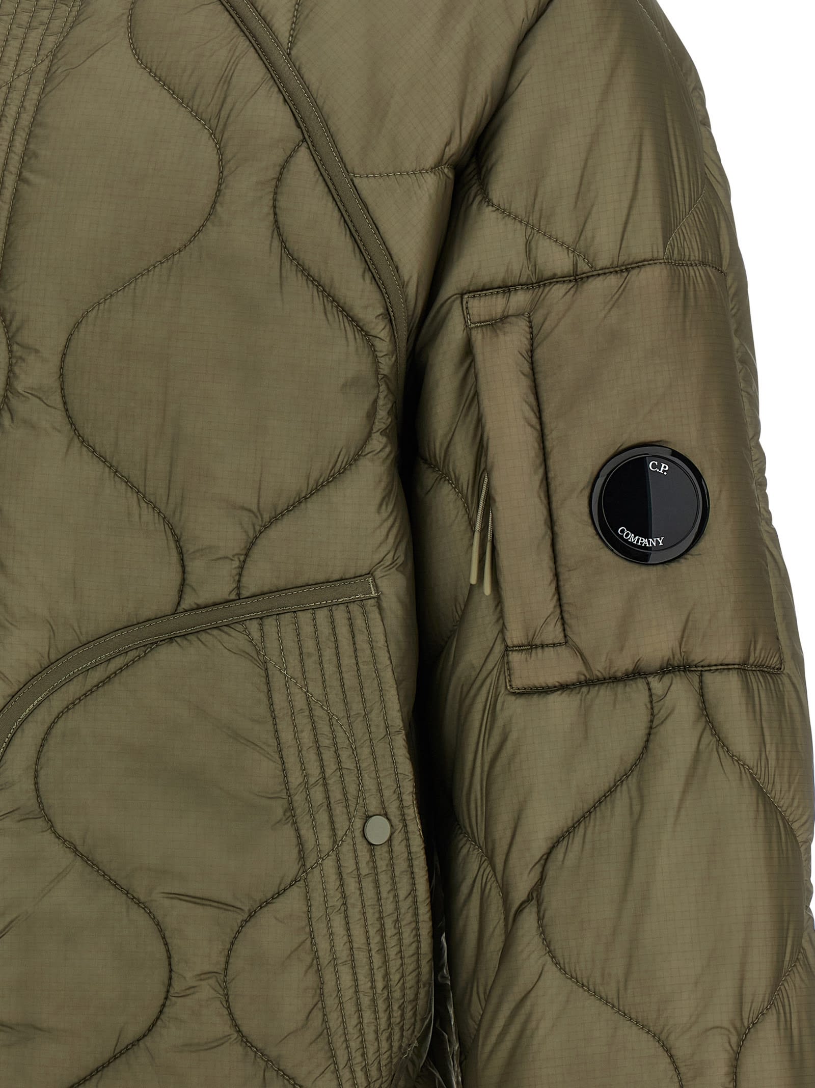 C.p. Company C. P. Company Light Down Jacket In Green