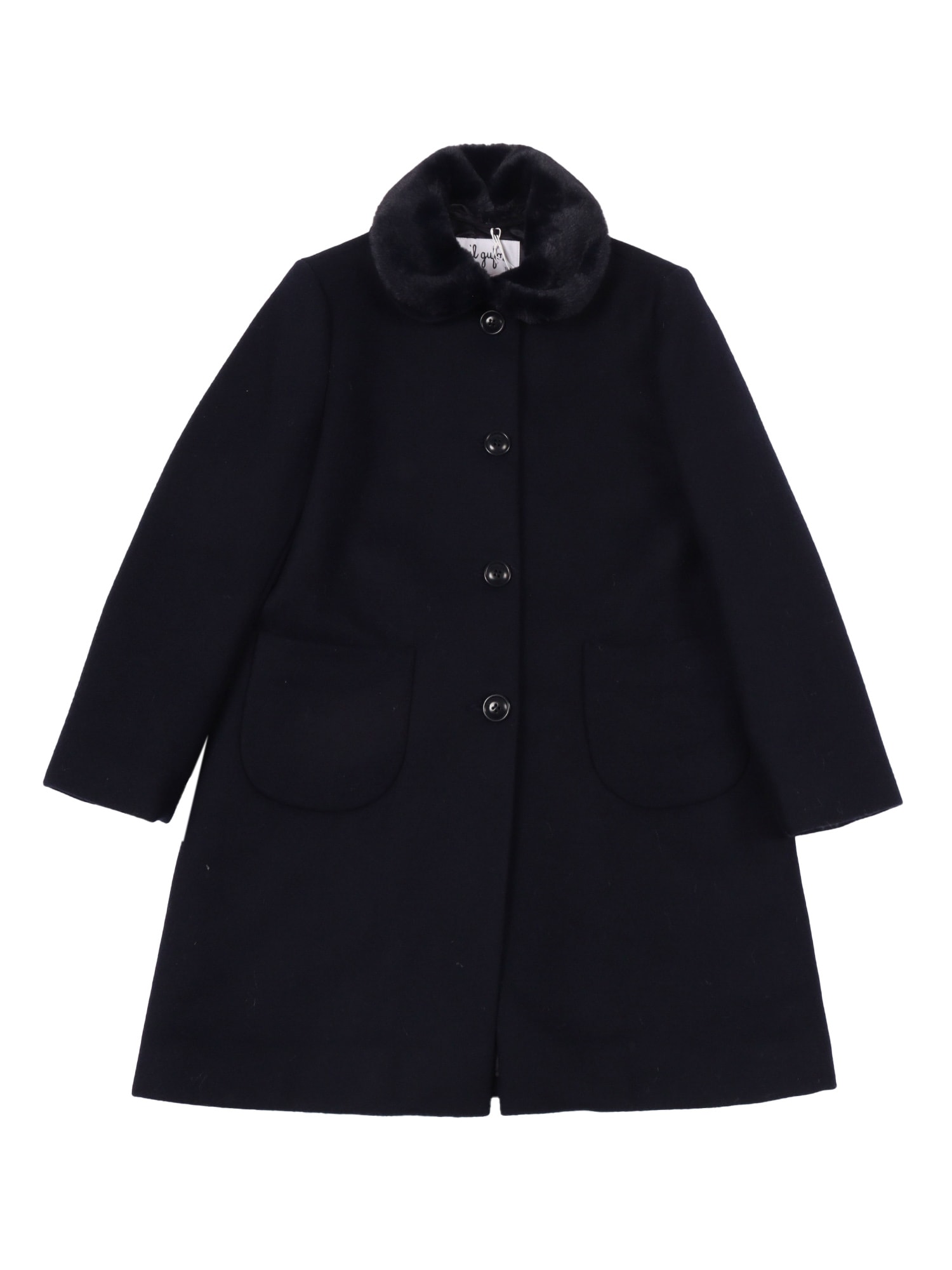 Il Gufo Coat In Blue