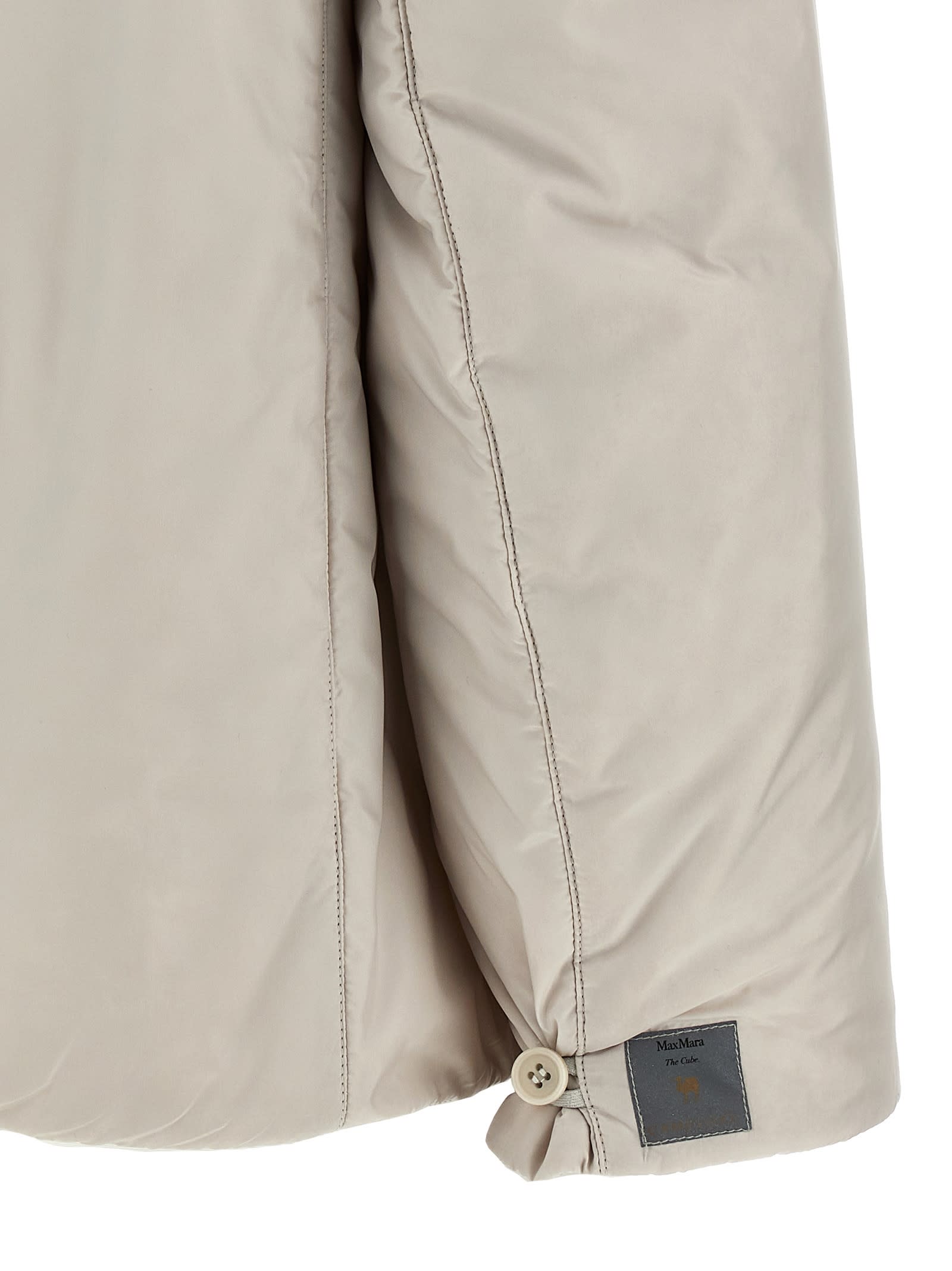 Max Mara The Cube Greenh Casual Jackets And Parka Gray In Neutral