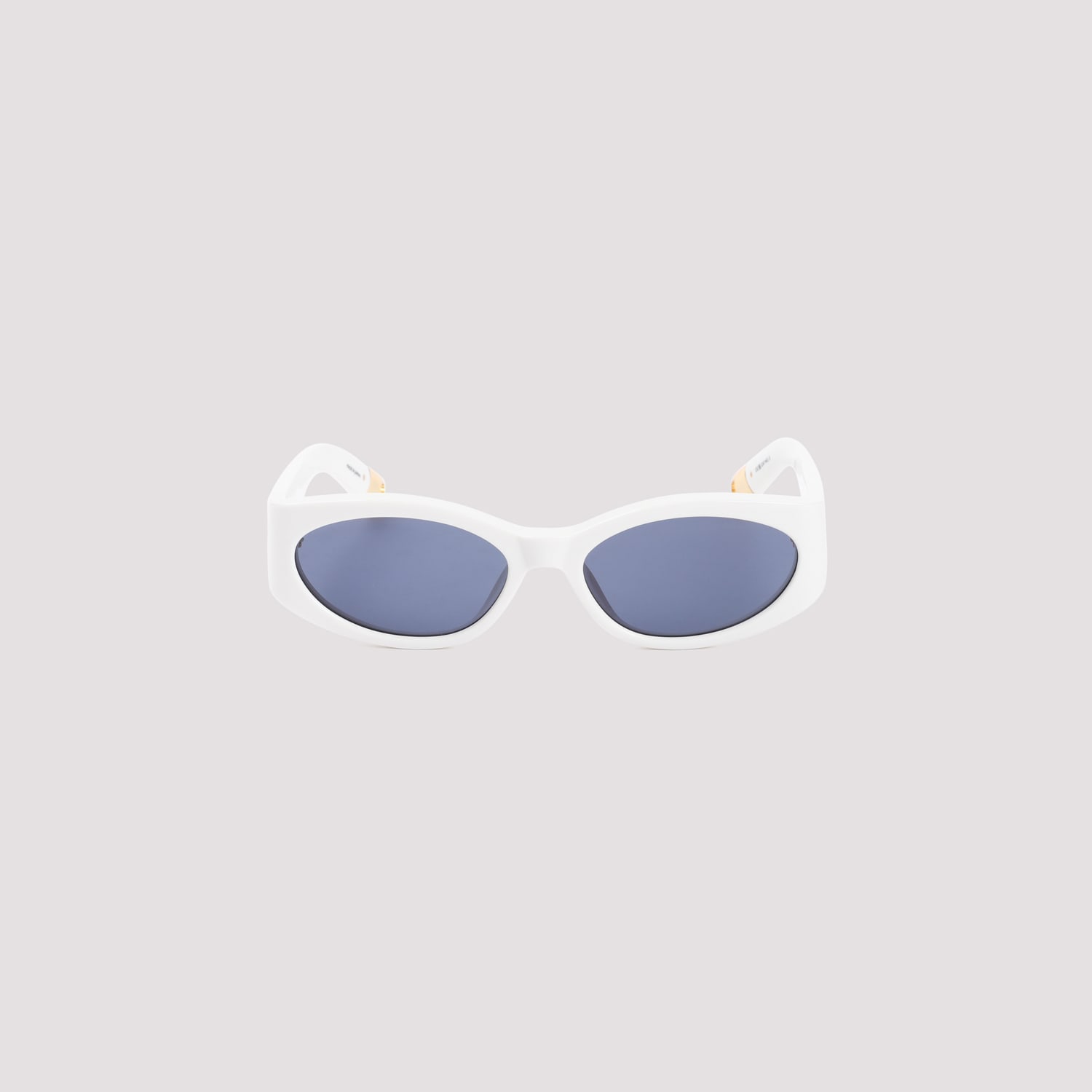 Jacquemus Les Lunettes Ovalo Sunglasses In White