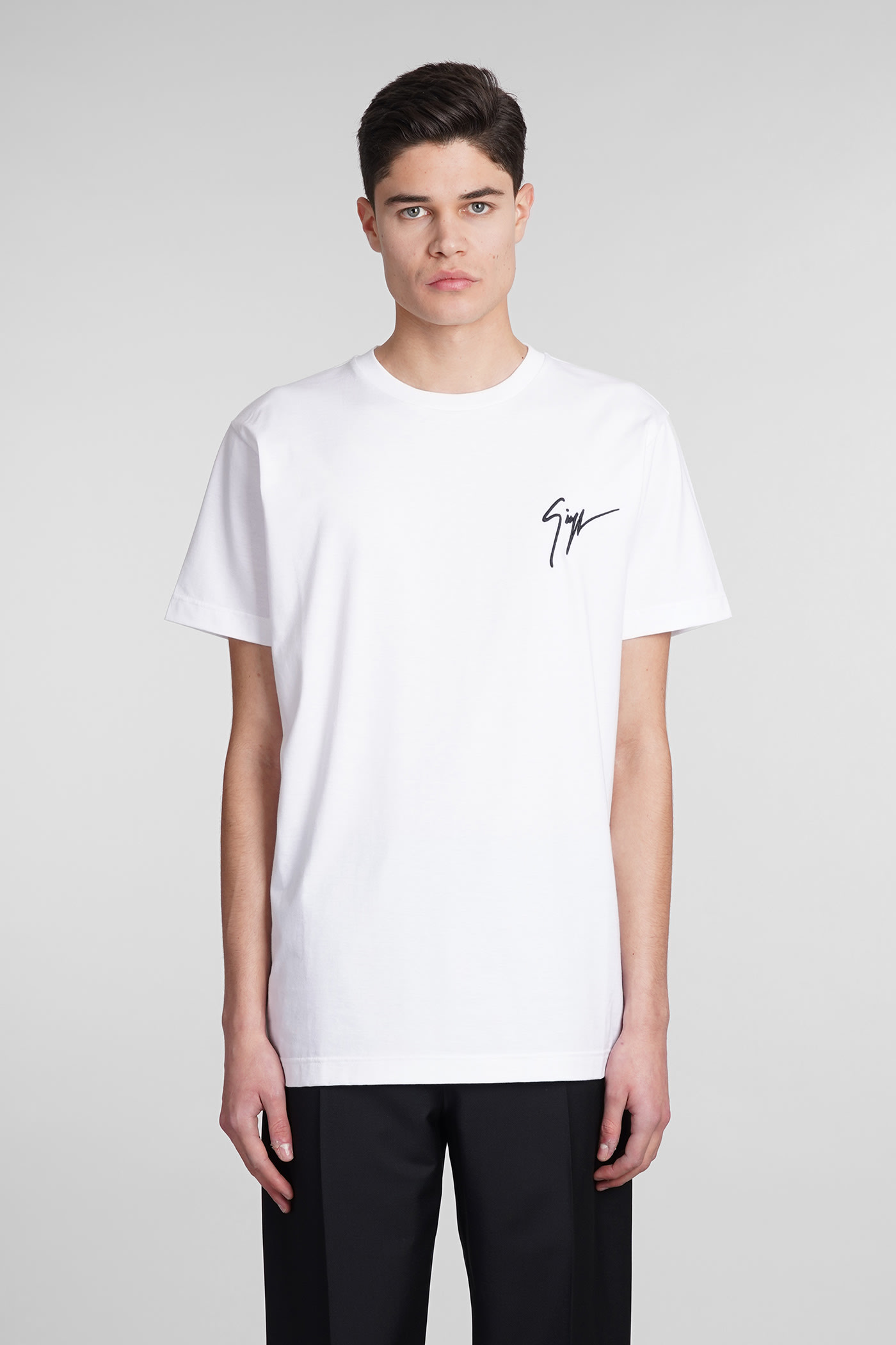 Lr01 T-shirt In White Cotton