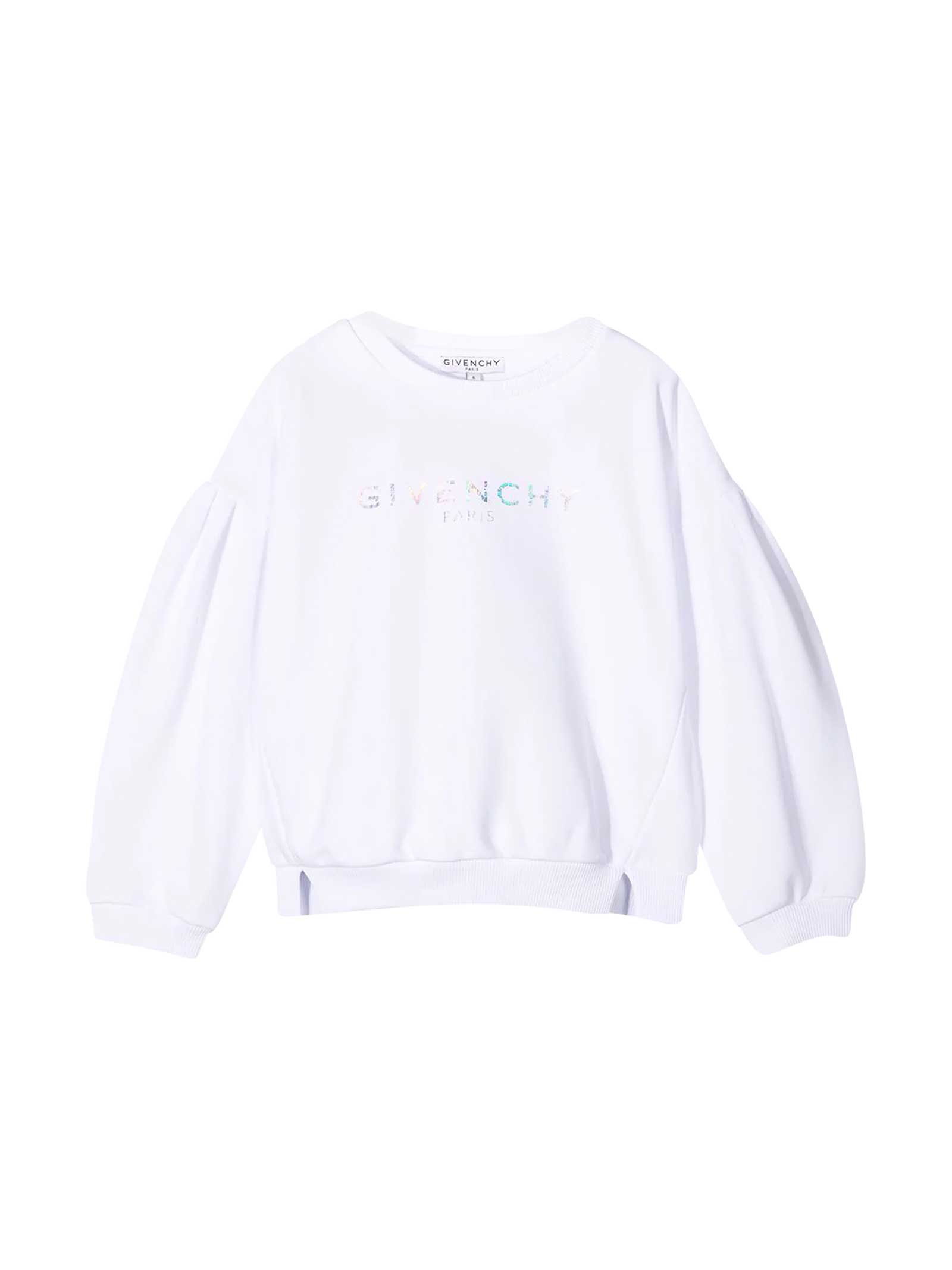 Givenchy White Teen Sweatshirt