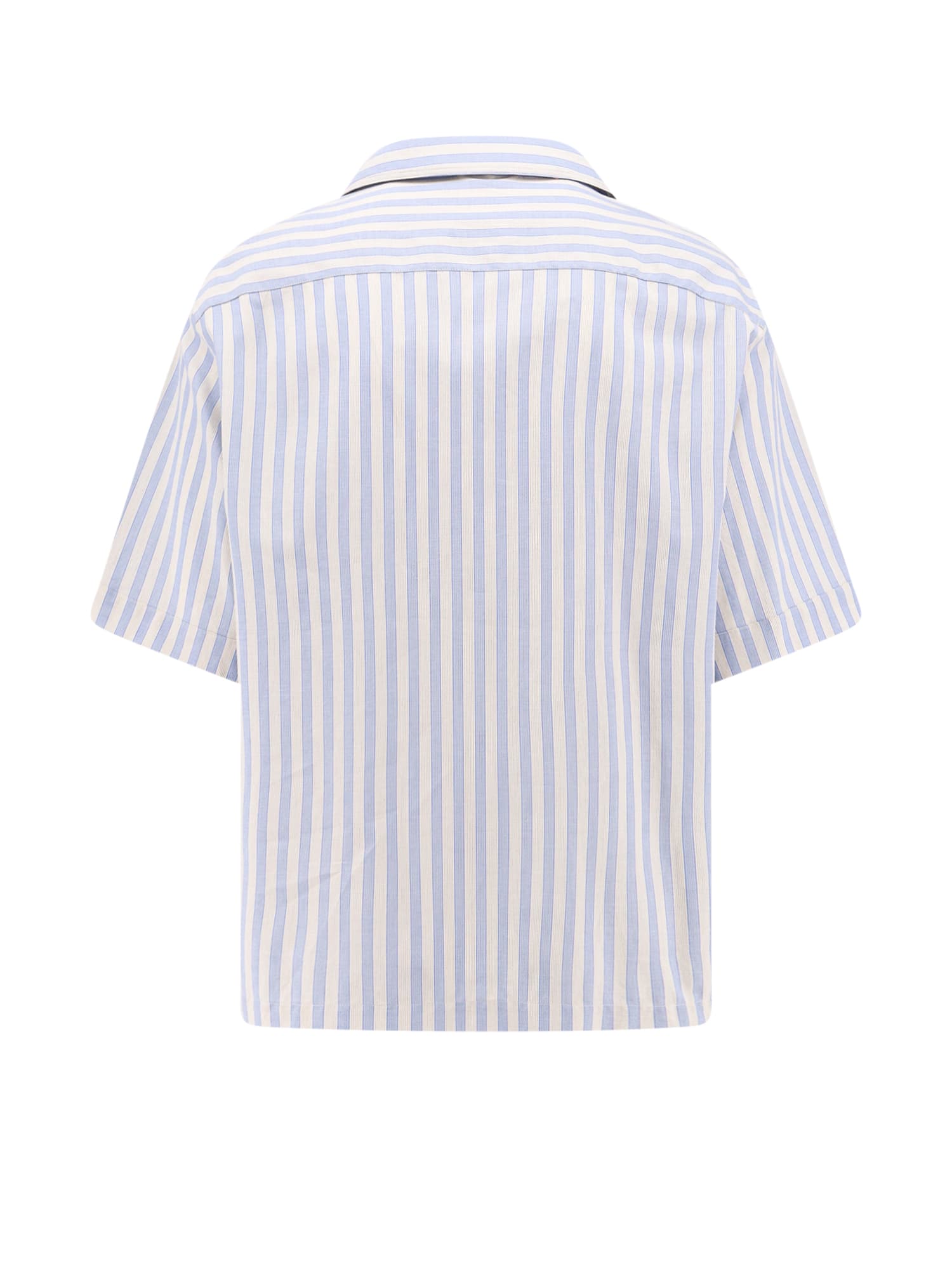 Shop Etro Shirt In Rigato (white)