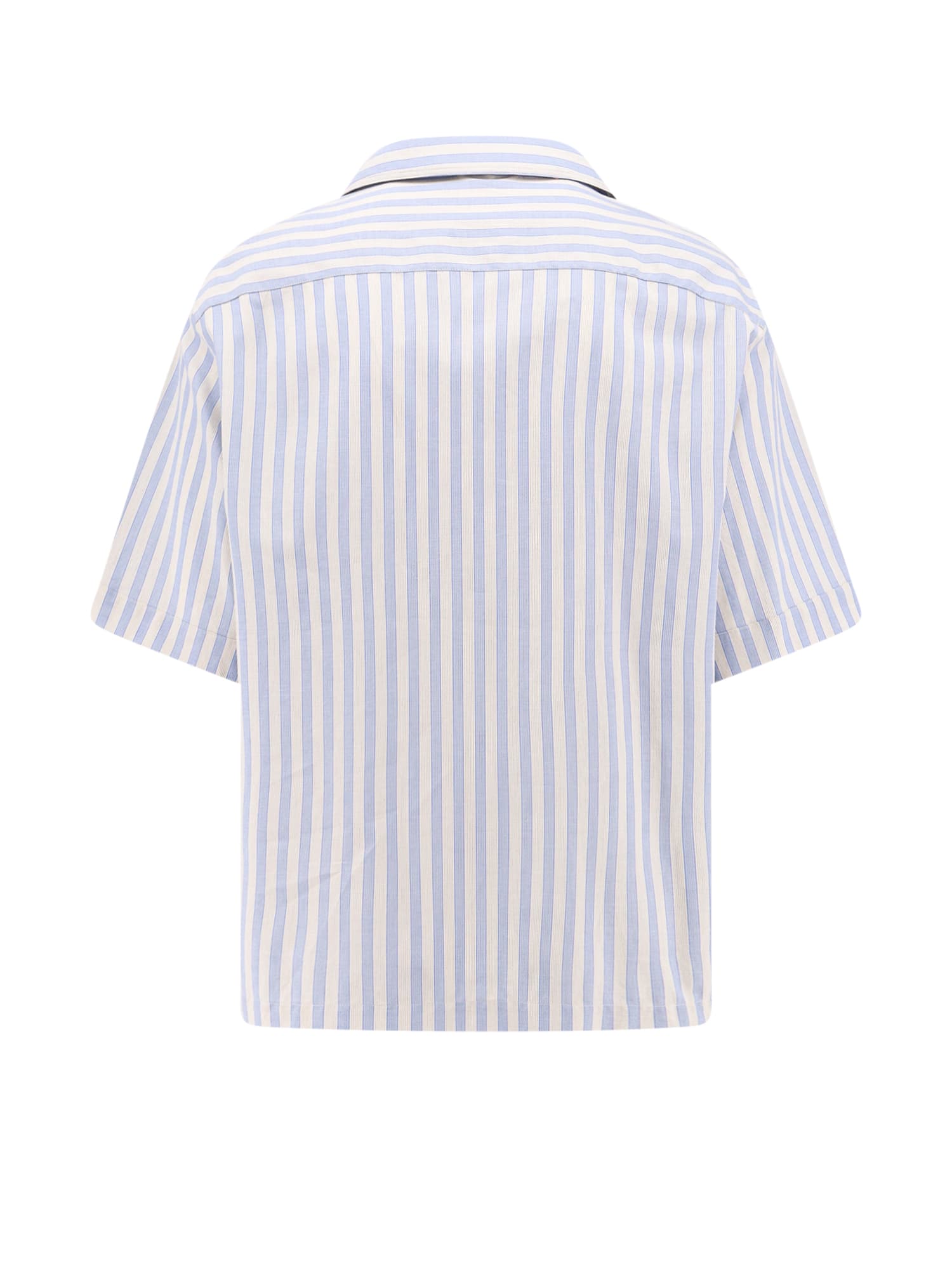 Shop Etro Shirt In Clear Blue