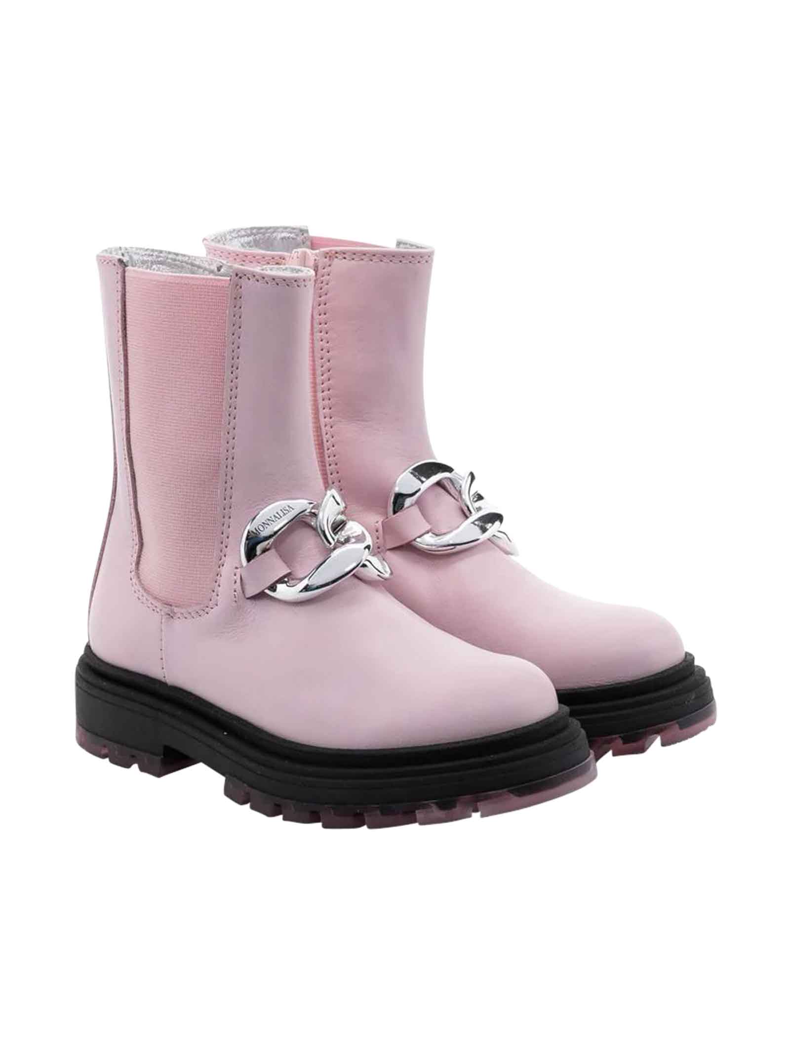 Pink Boots Girl Monnalisa.