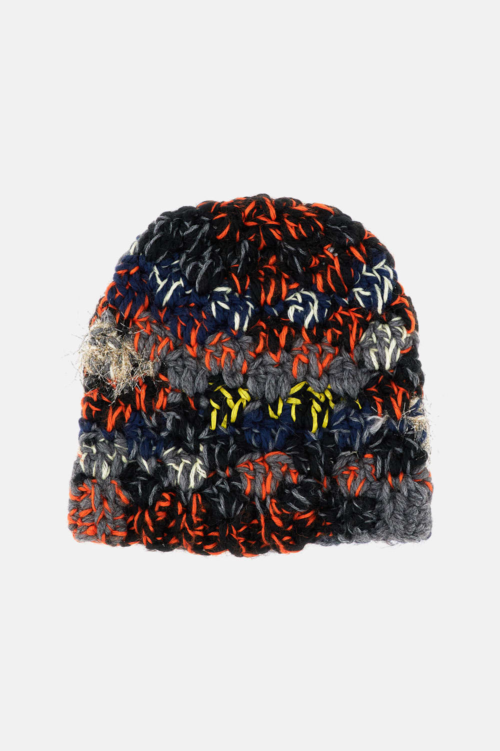 Exquisite J Striped Wool Beanie In Multi