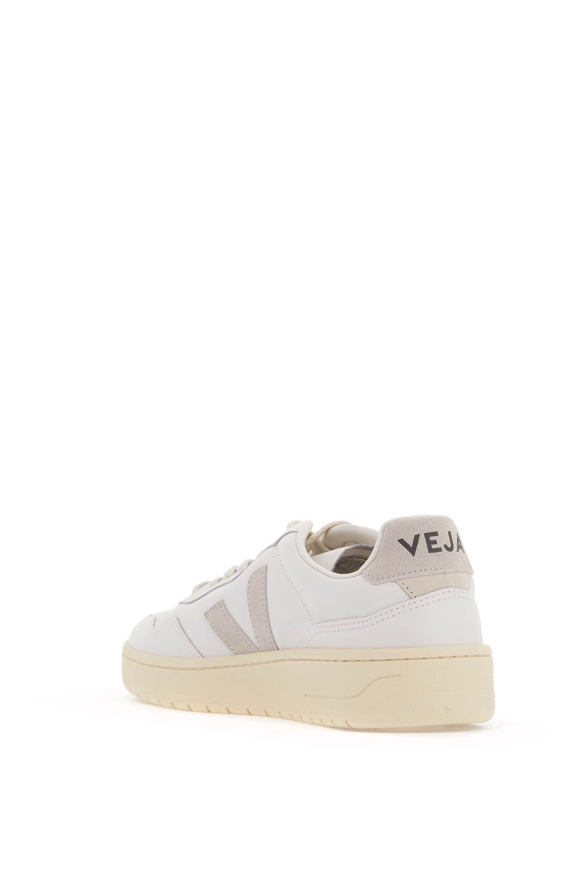 Shop Veja V-90 Sneakers In Extra White Natural (white)