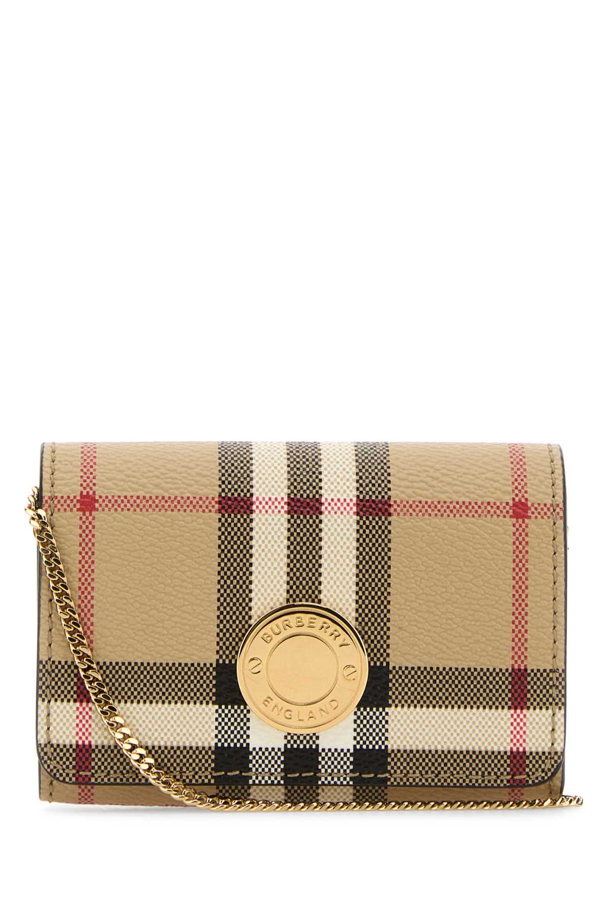 Shop Burberry Printed Canvas Card Holder In Abvintagecheck