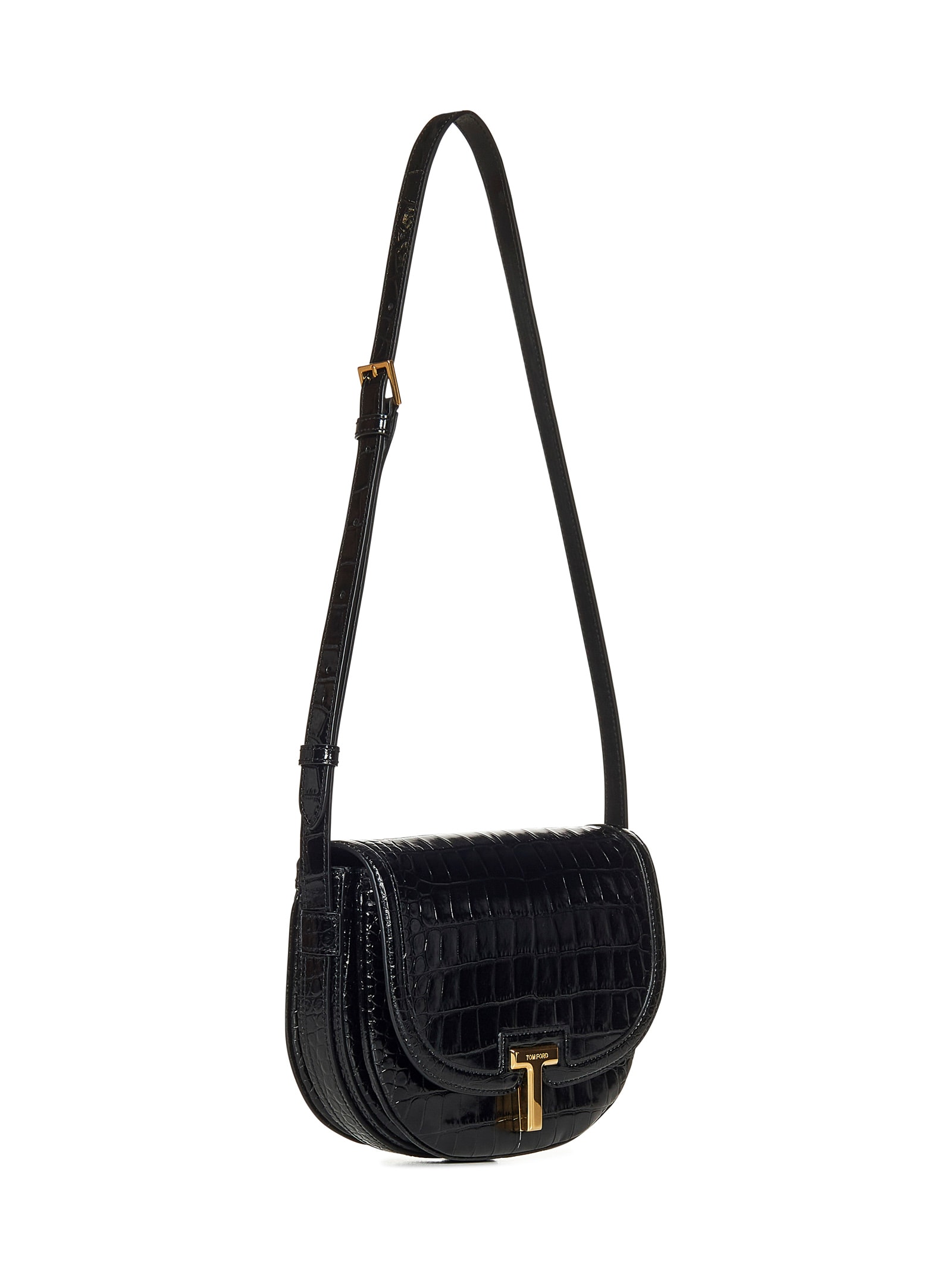 Shop Tom Ford Wallis Shoulder Bag In Black