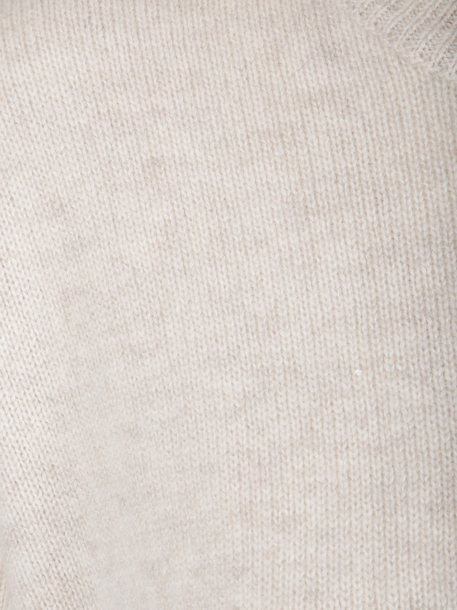 Lisa Yang Soft Cashmere Knit Top With Asymmetric Seams In Gray