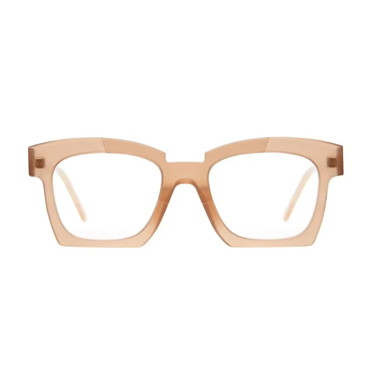 Shop Kuboraum Maske K5 Al Glasses In Beige