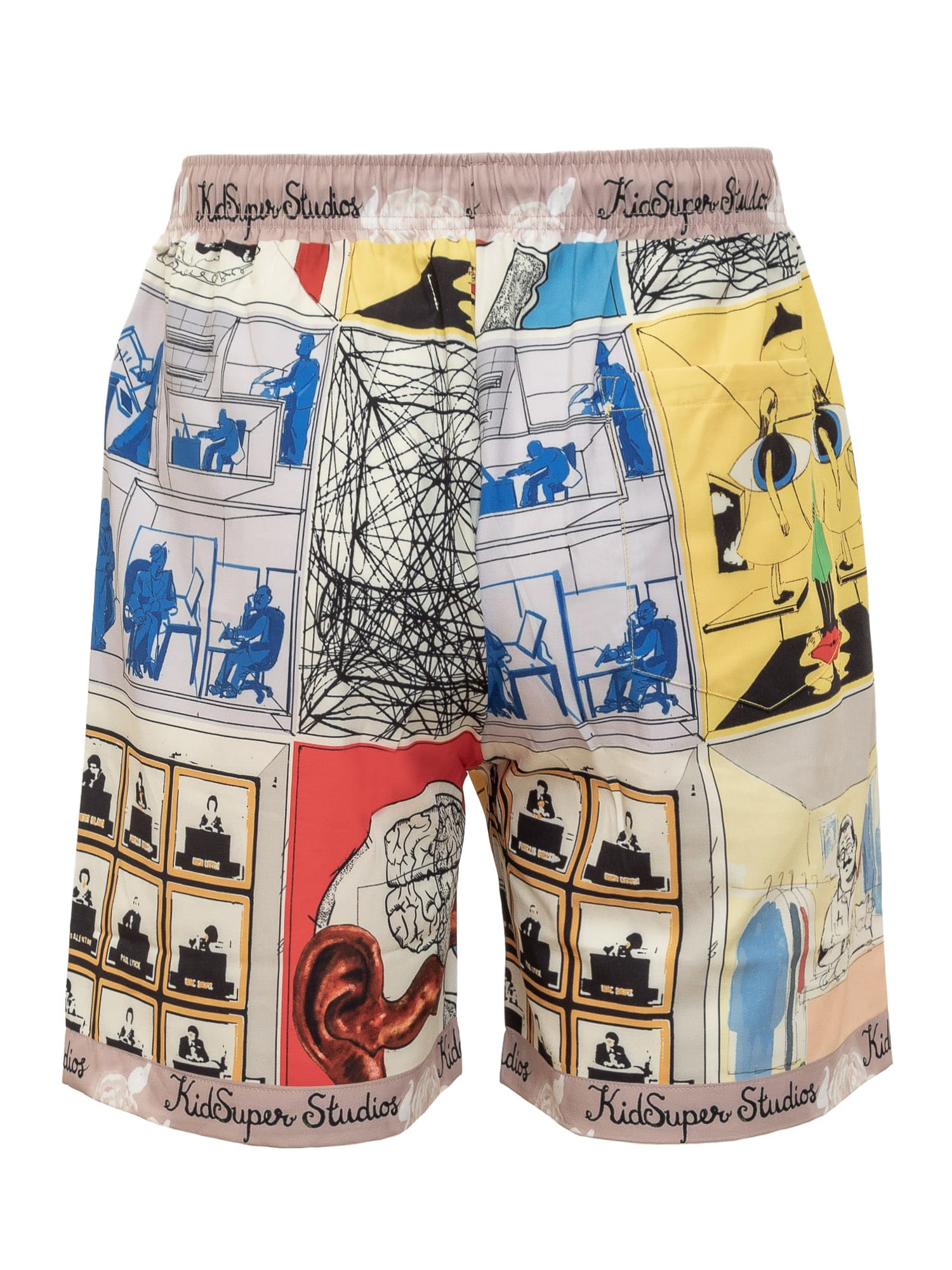 Shop Kidsuper Printed Shorts In Multi