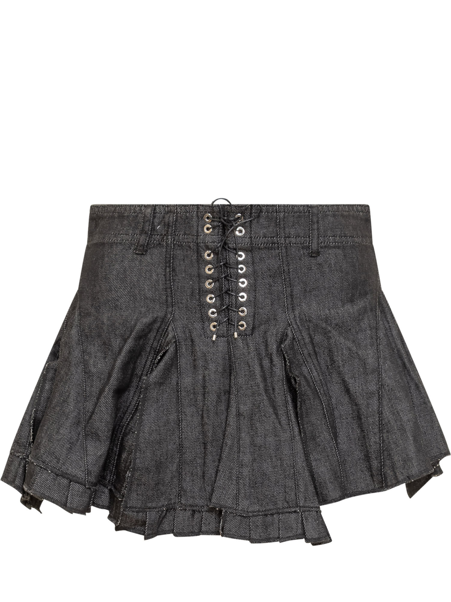 Shop Ludovic De Saint Sernin Pleated Mini Skirt In Anthracite