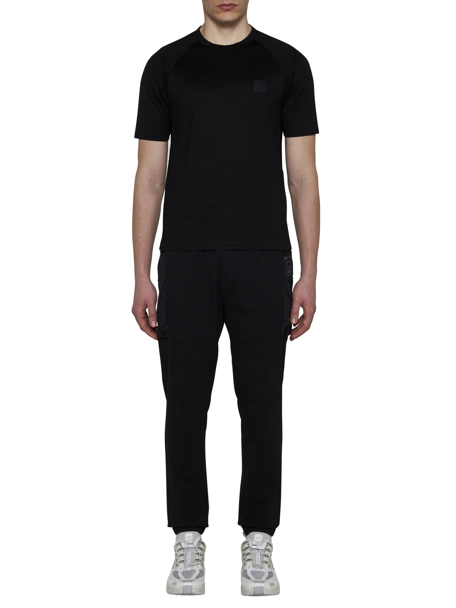 Shop C.p. Company Pants In Black