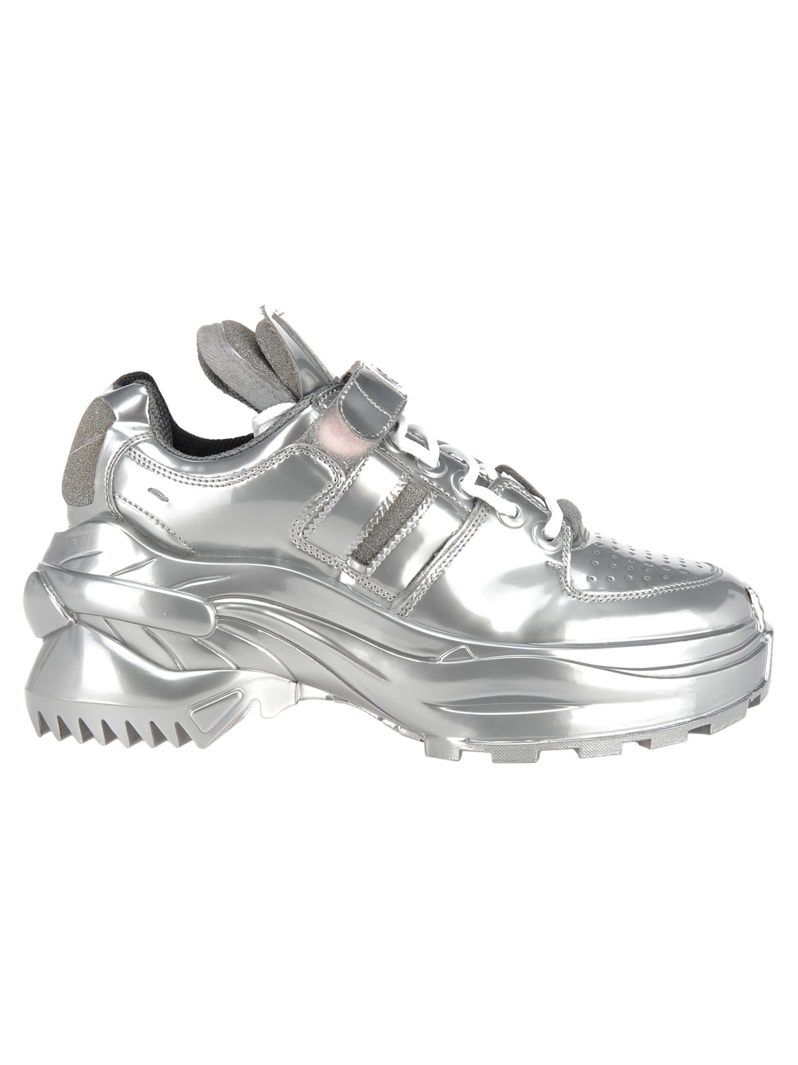 silver margiela sneakers