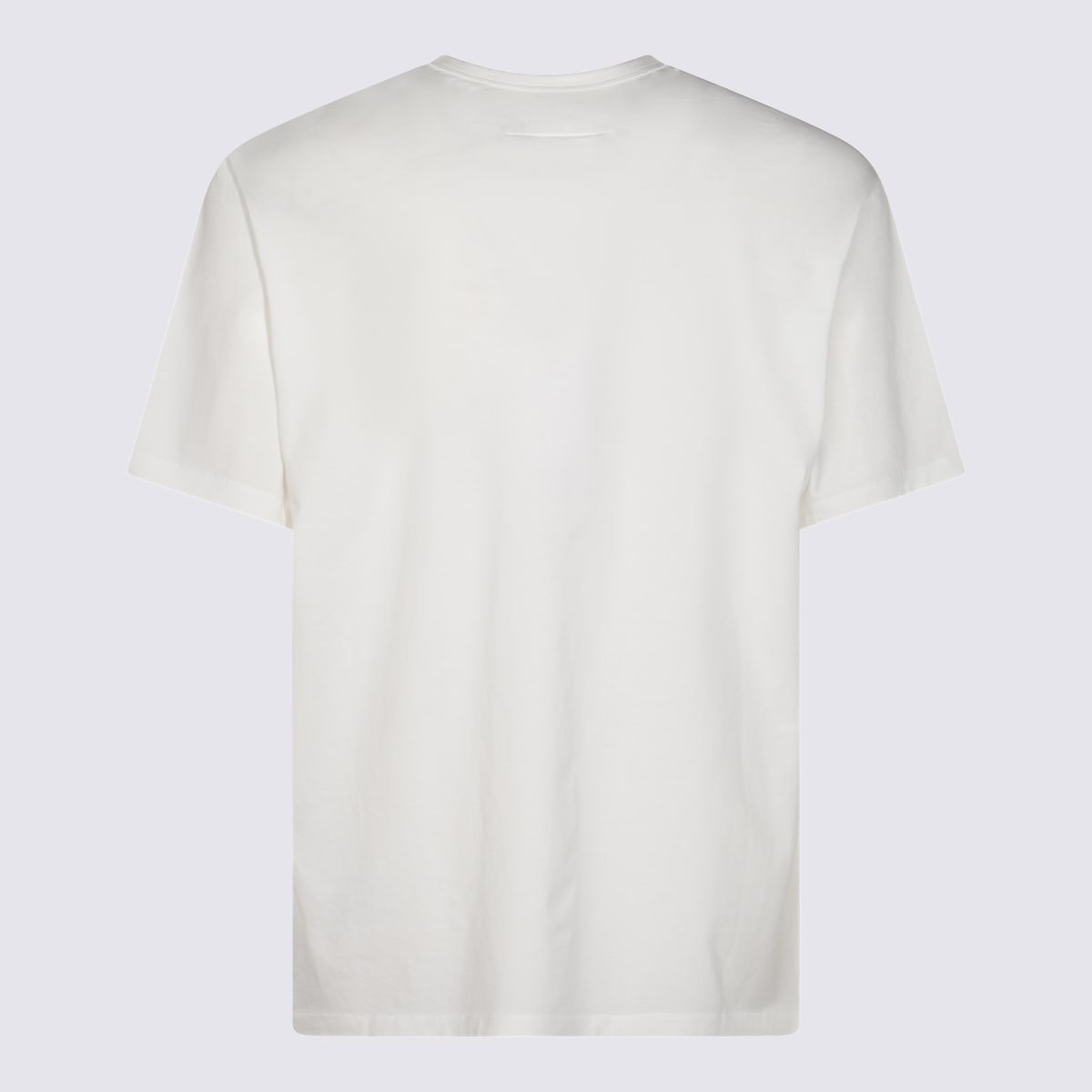 Mm6 Maison Margiela Cotton T-shirt With Number Graphics In White