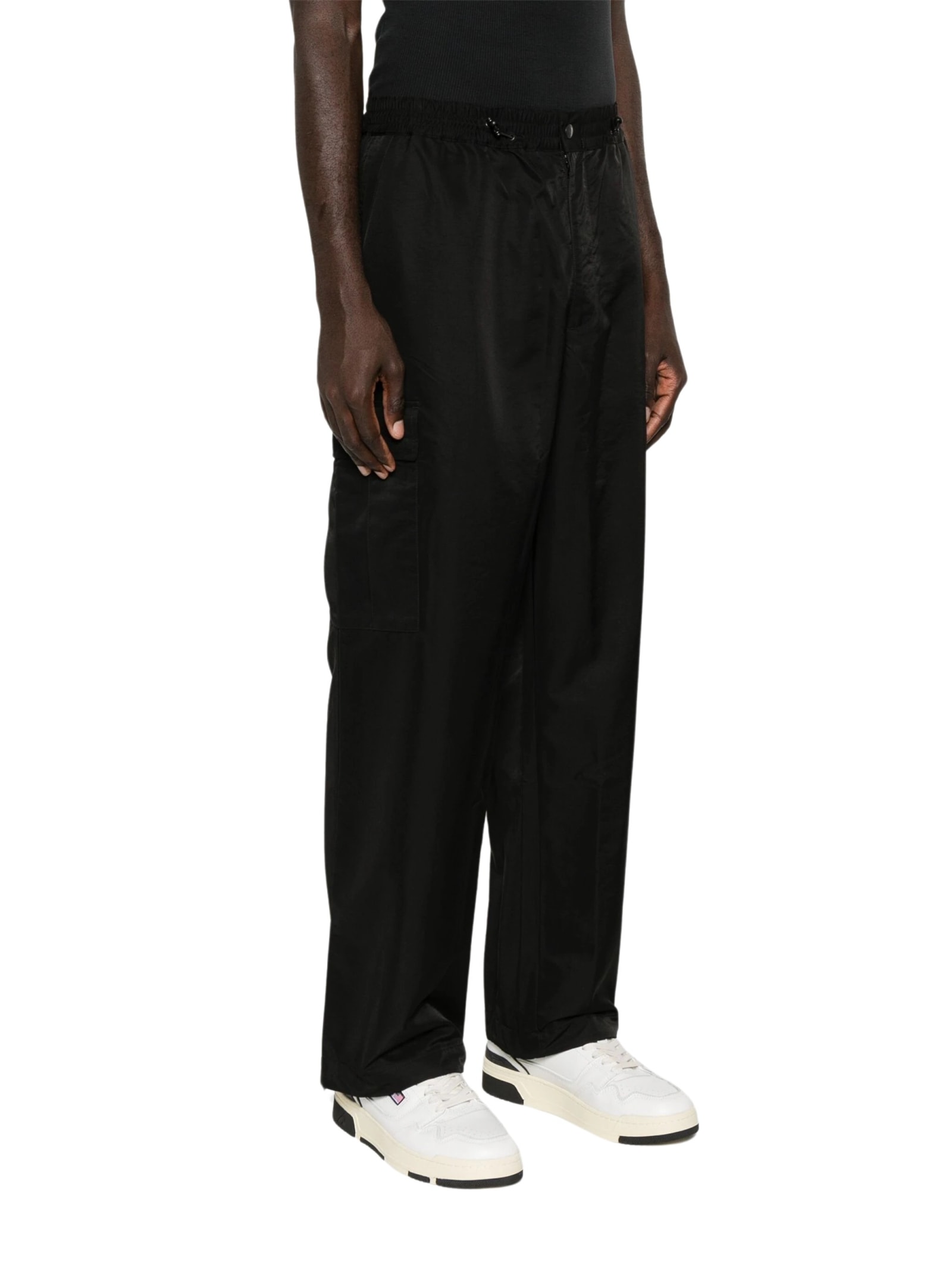 Shop Kenzo Pantalon Cargo In Black