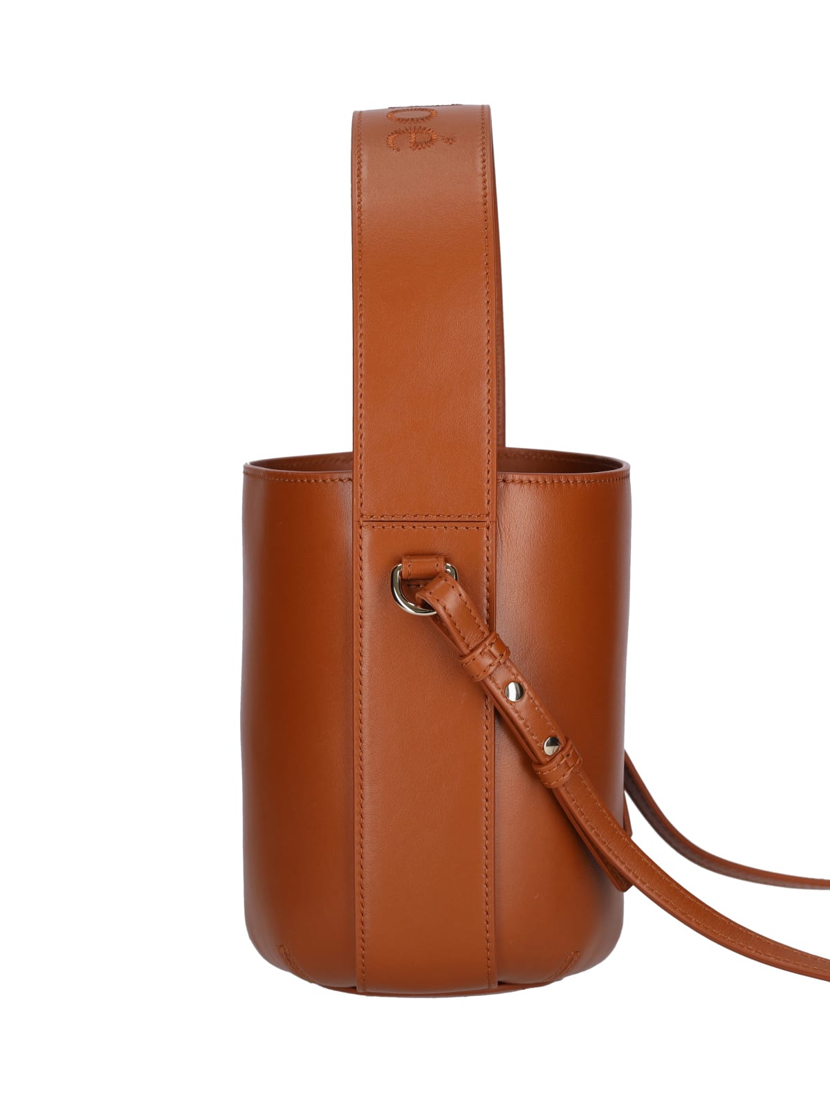 Chloé Sense Bucket Bag In Brown