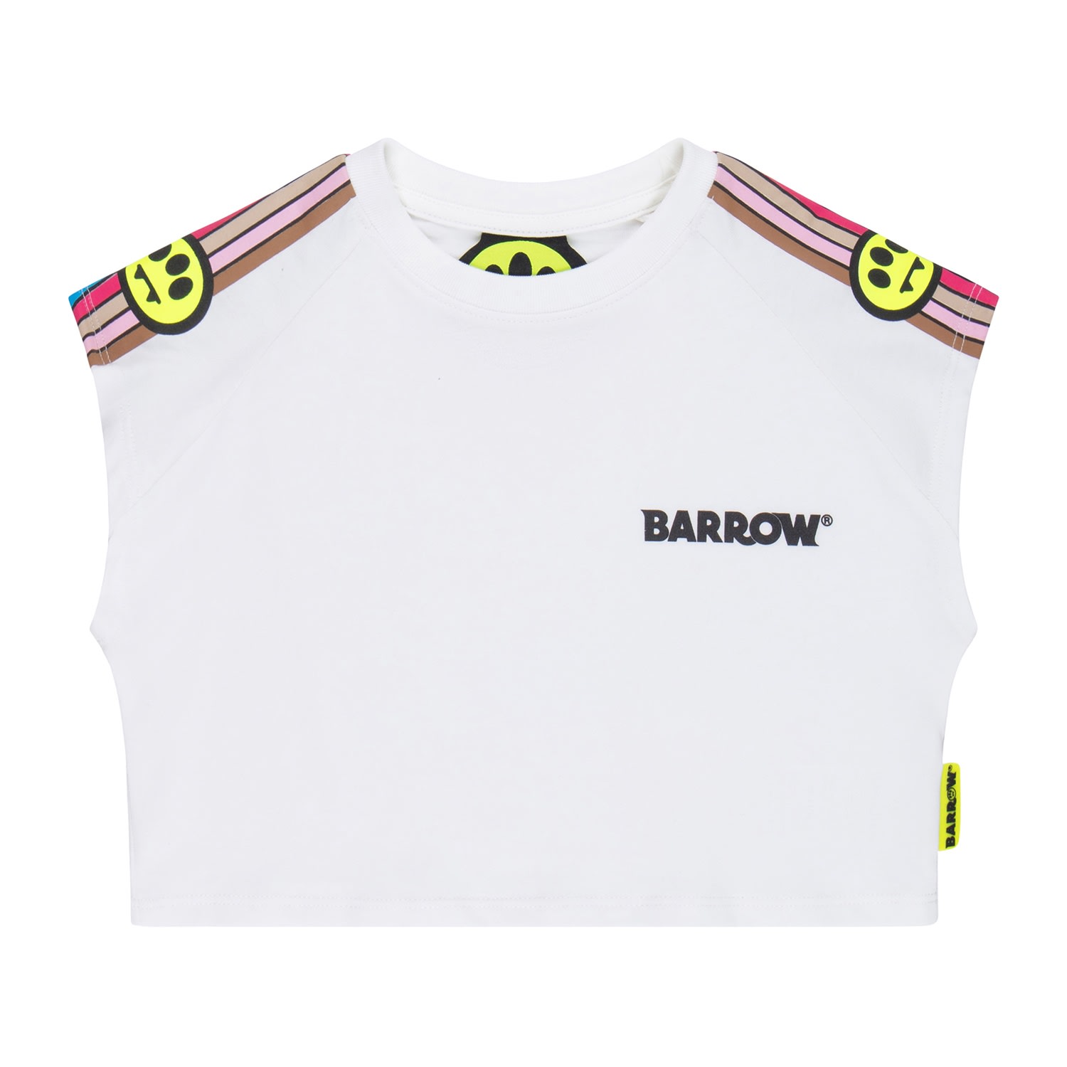 Shop Barrow T-shirt Con Logo In White