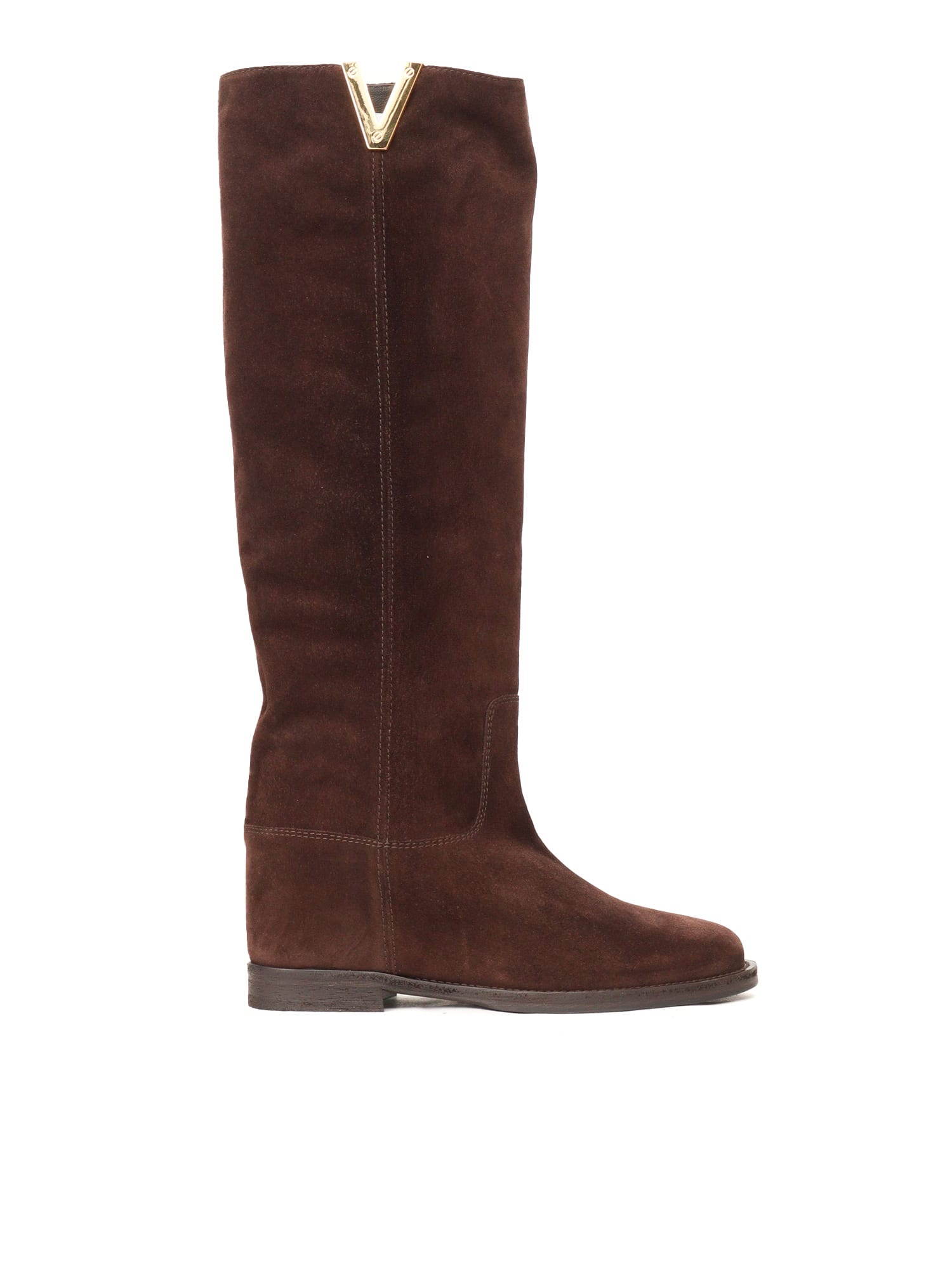 V Brown Boots